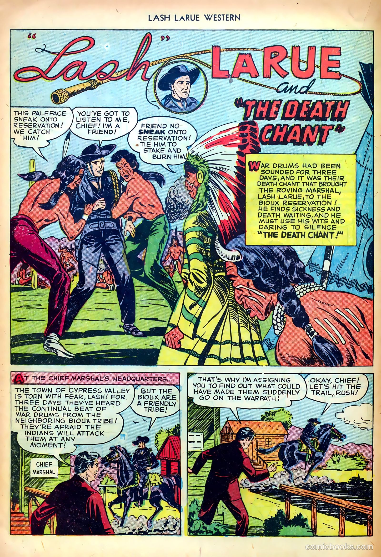 Lash LaRue Western #24 — page 18 of 36