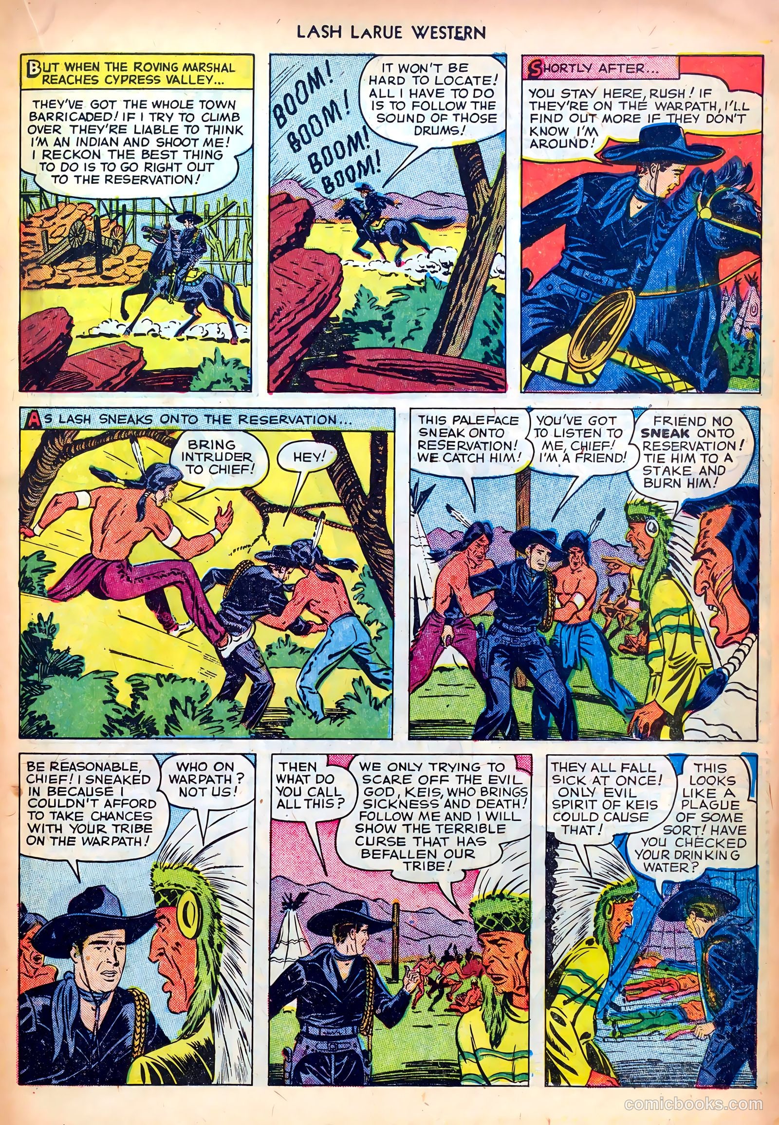 Lash LaRue Western #24 — page 19 of 36