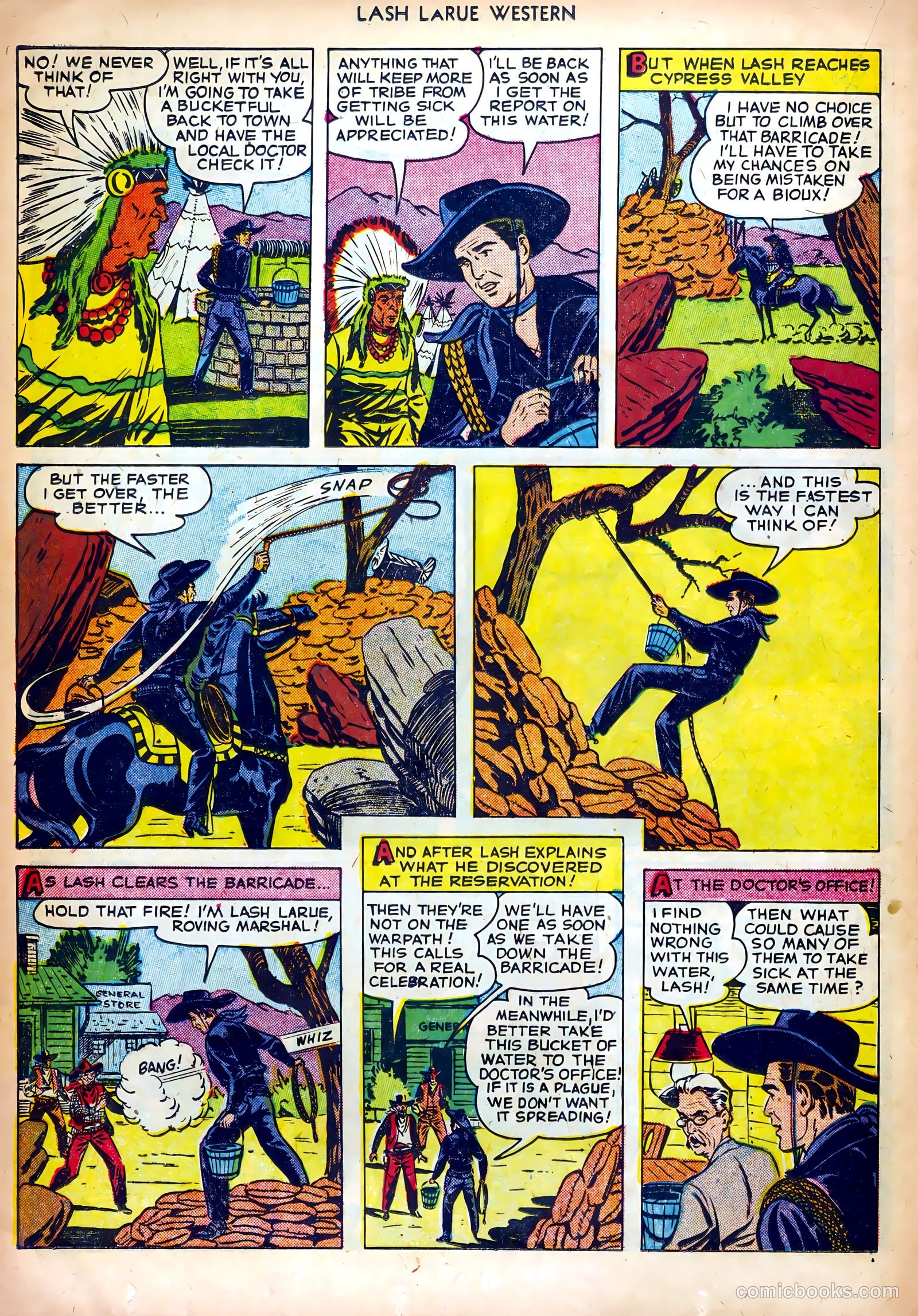 Lash LaRue Western #24 — page 20 of 36