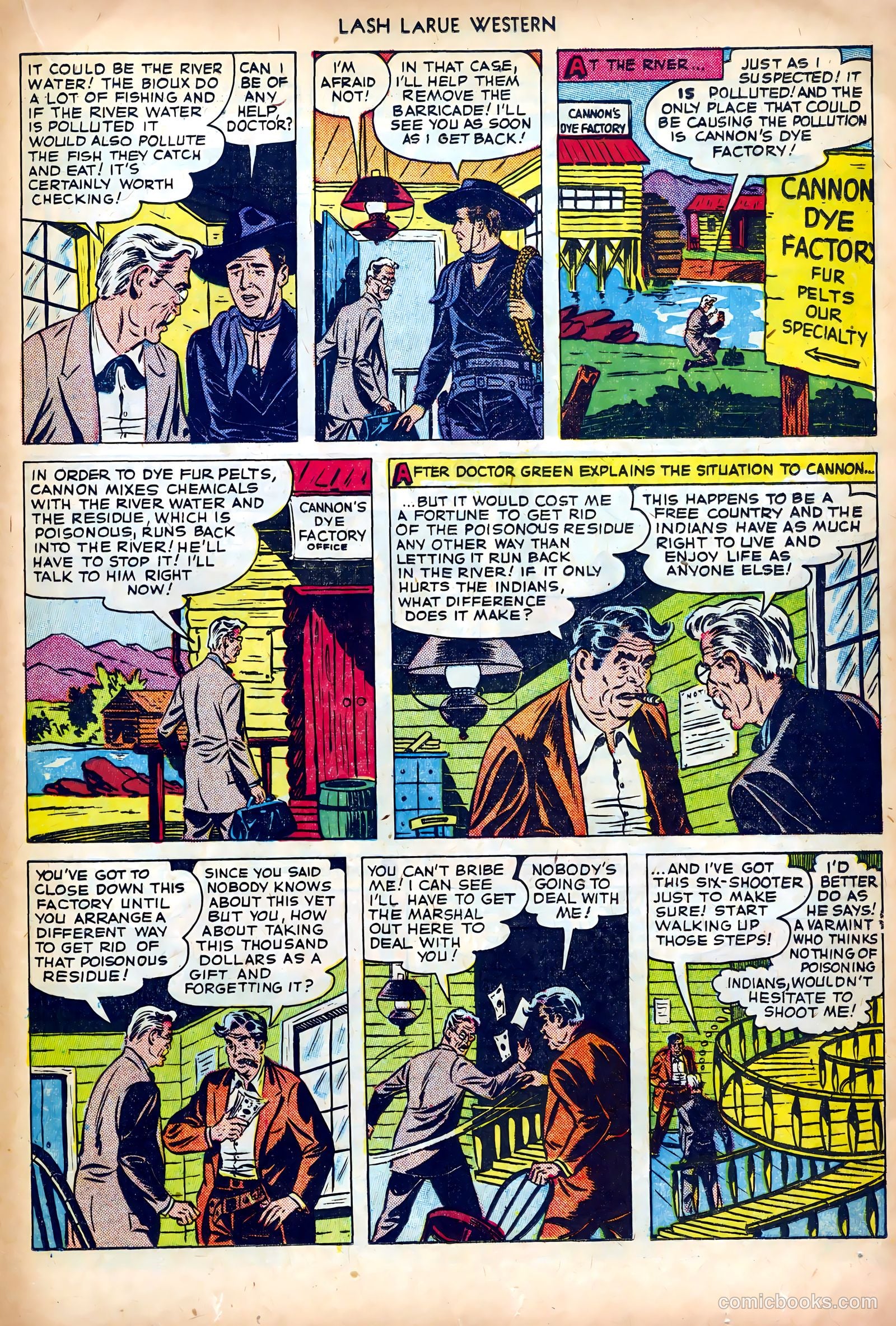 Lash LaRue Western #24 — page 21 of 36