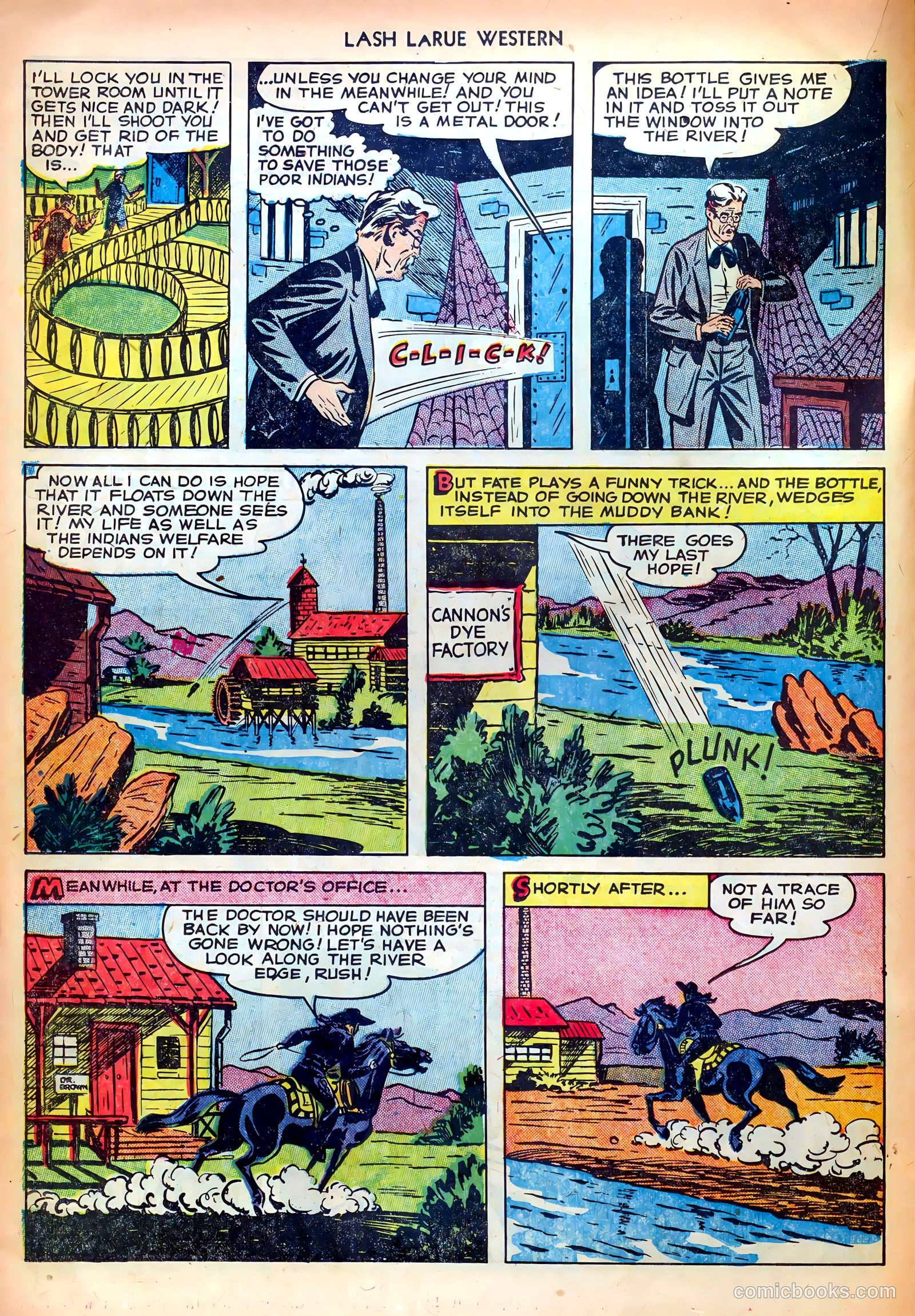 Lash LaRue Western #24 — page 22 of 36