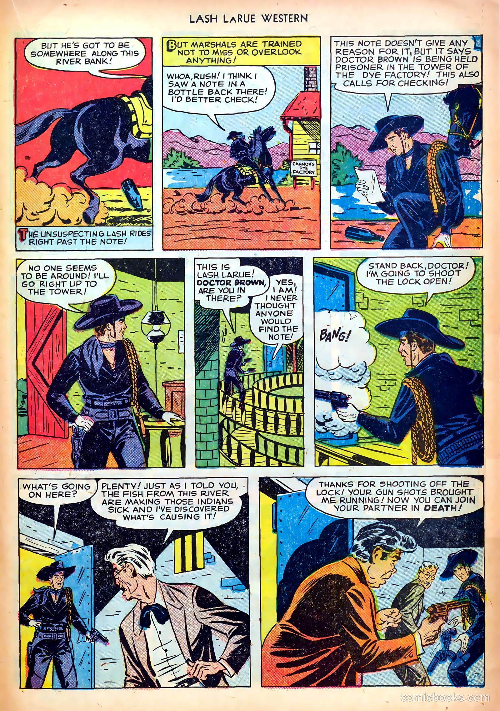 Lash LaRue Western #24 — page 23 of 36