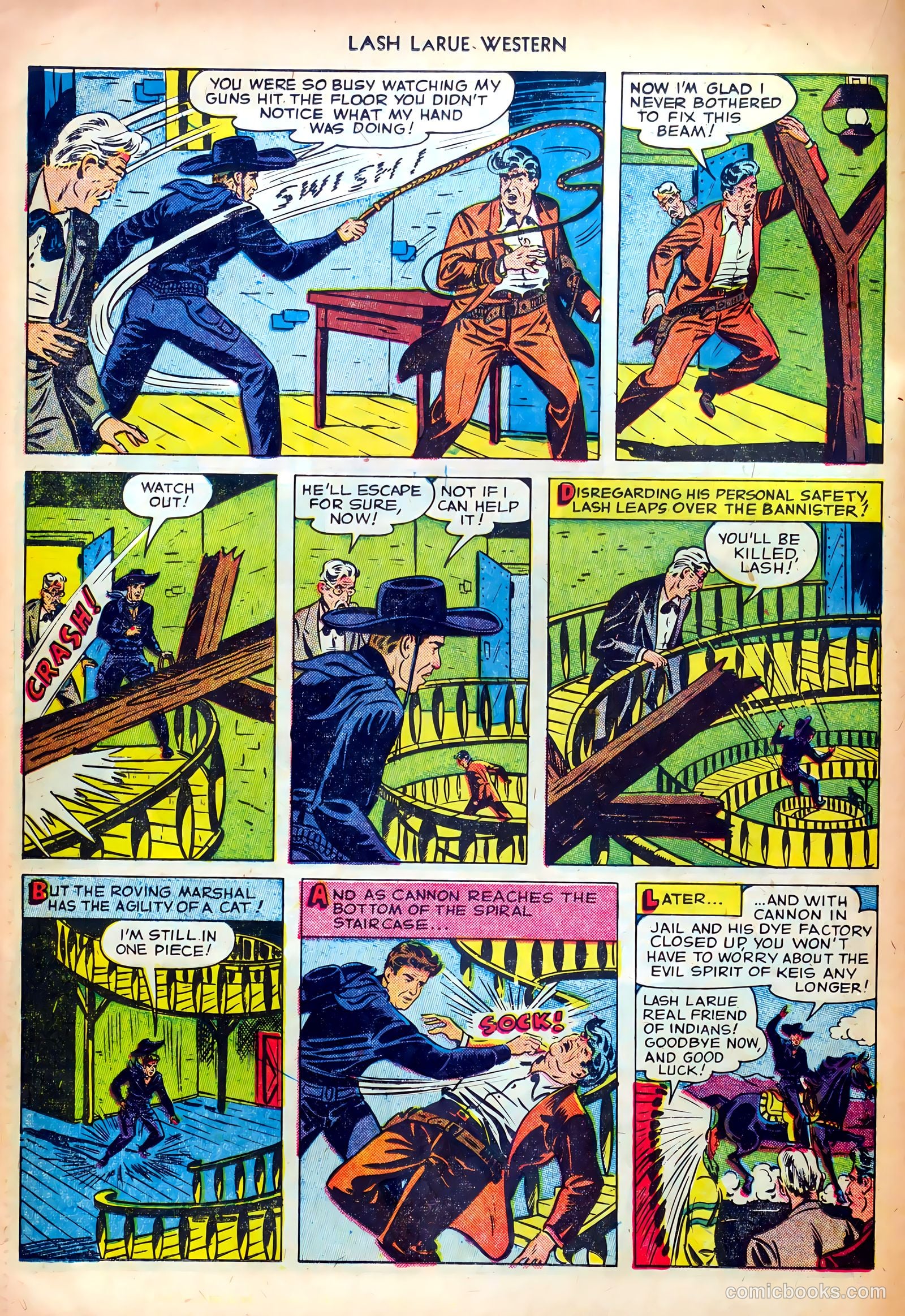 Lash LaRue Western #24 — page 24 of 36