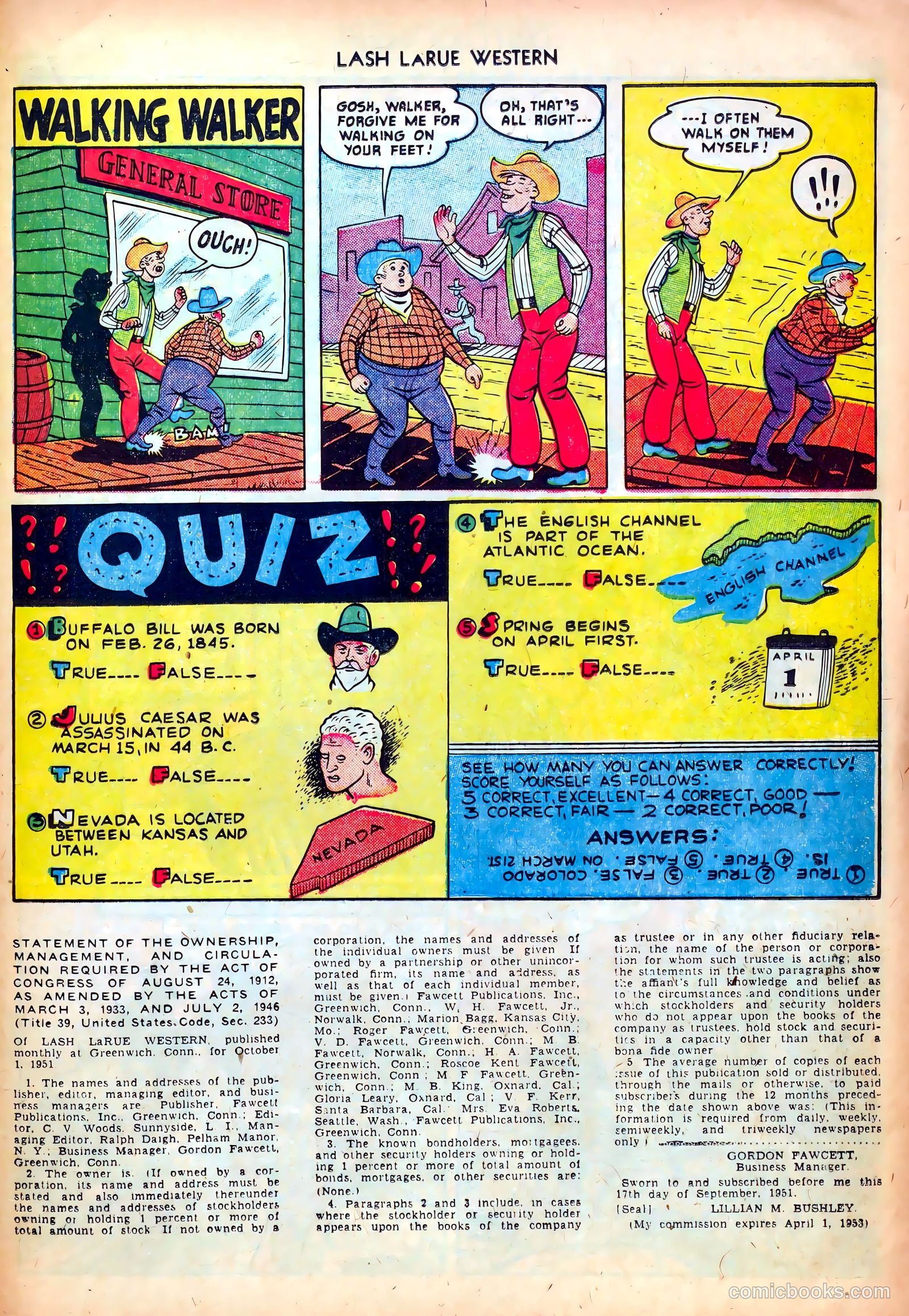 Lash LaRue Western #24 — page 25 of 36