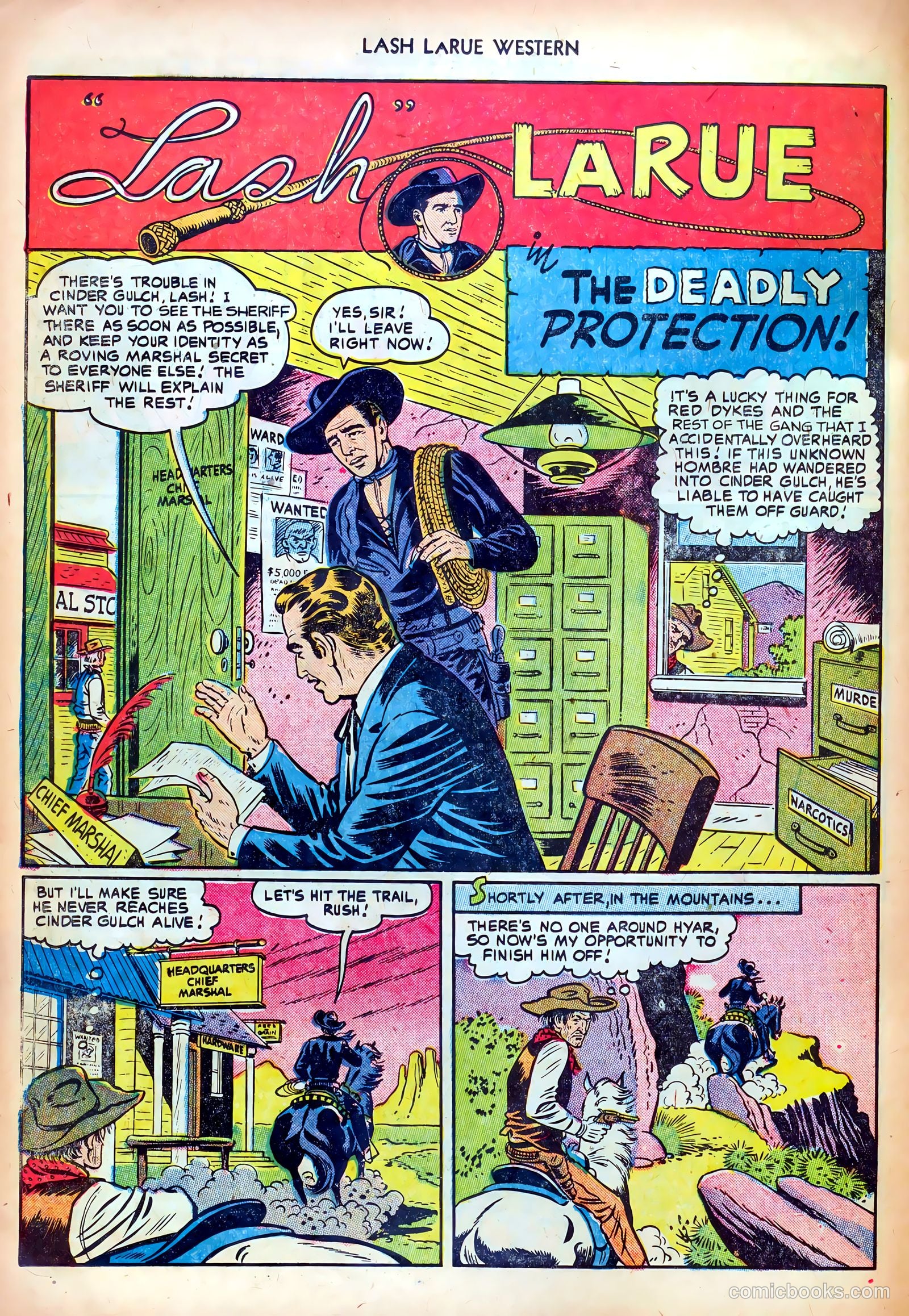 Lash LaRue Western #24 — page 26 of 36