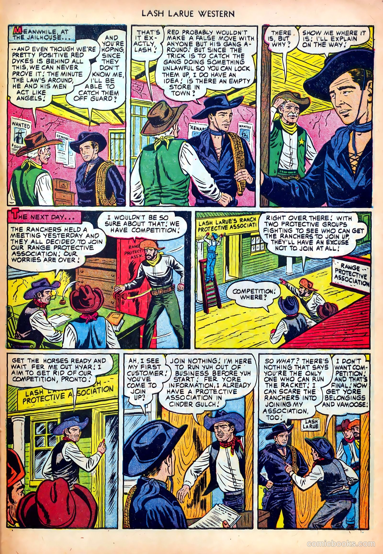 Lash LaRue Western #24 — page 29 of 36