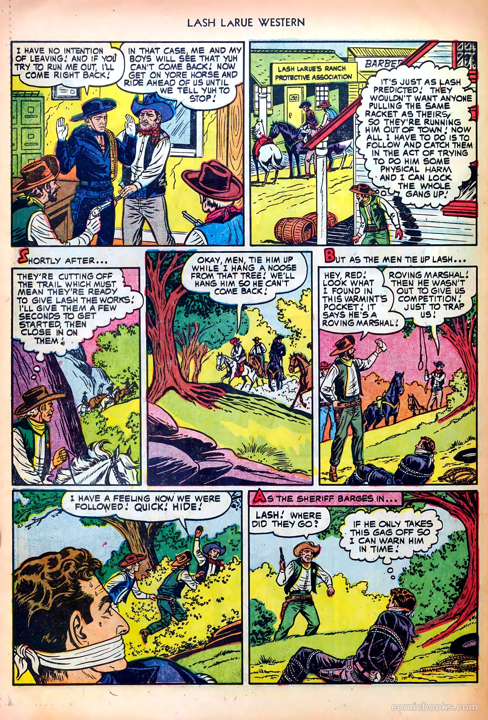 Lash LaRue Western #24 — page 30 of 36