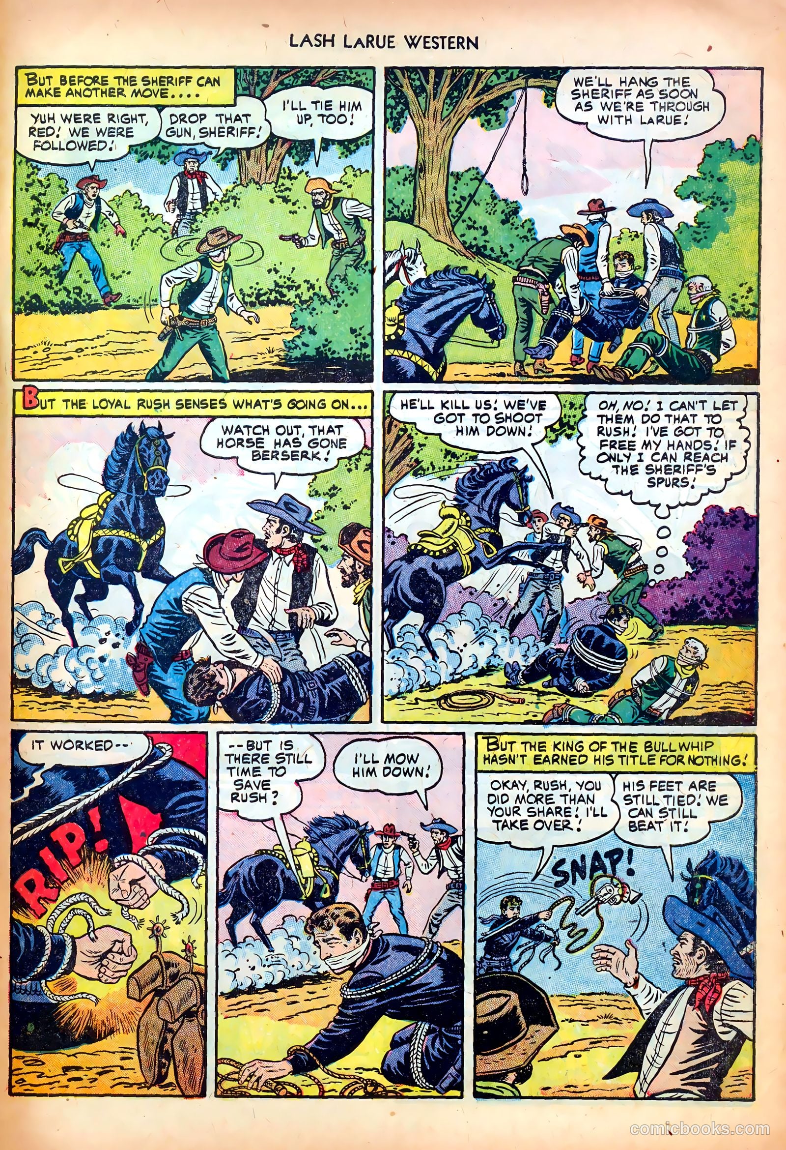 Lash LaRue Western #24 — page 31 of 36