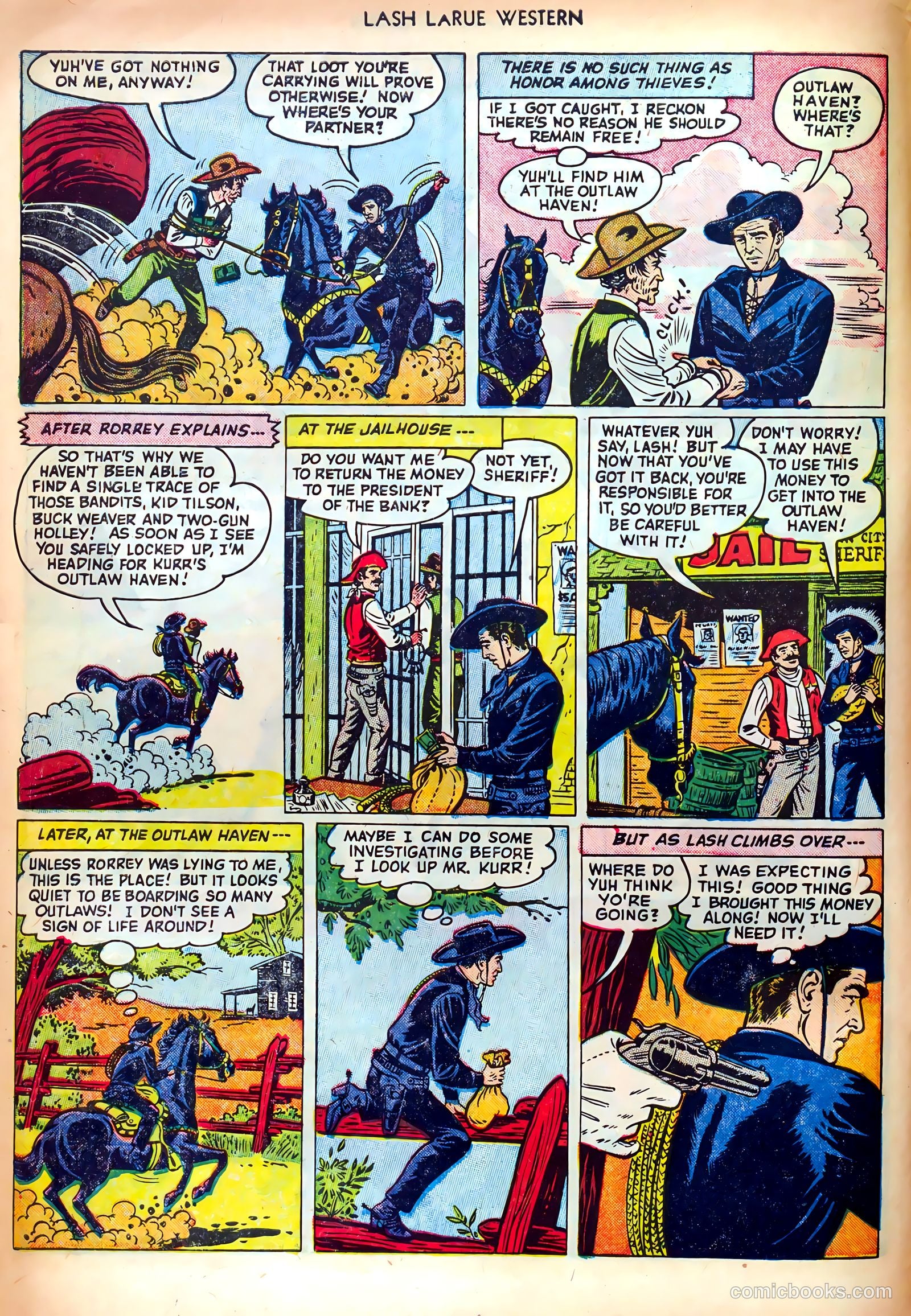Lash LaRue Western #25 — page 6 of 33