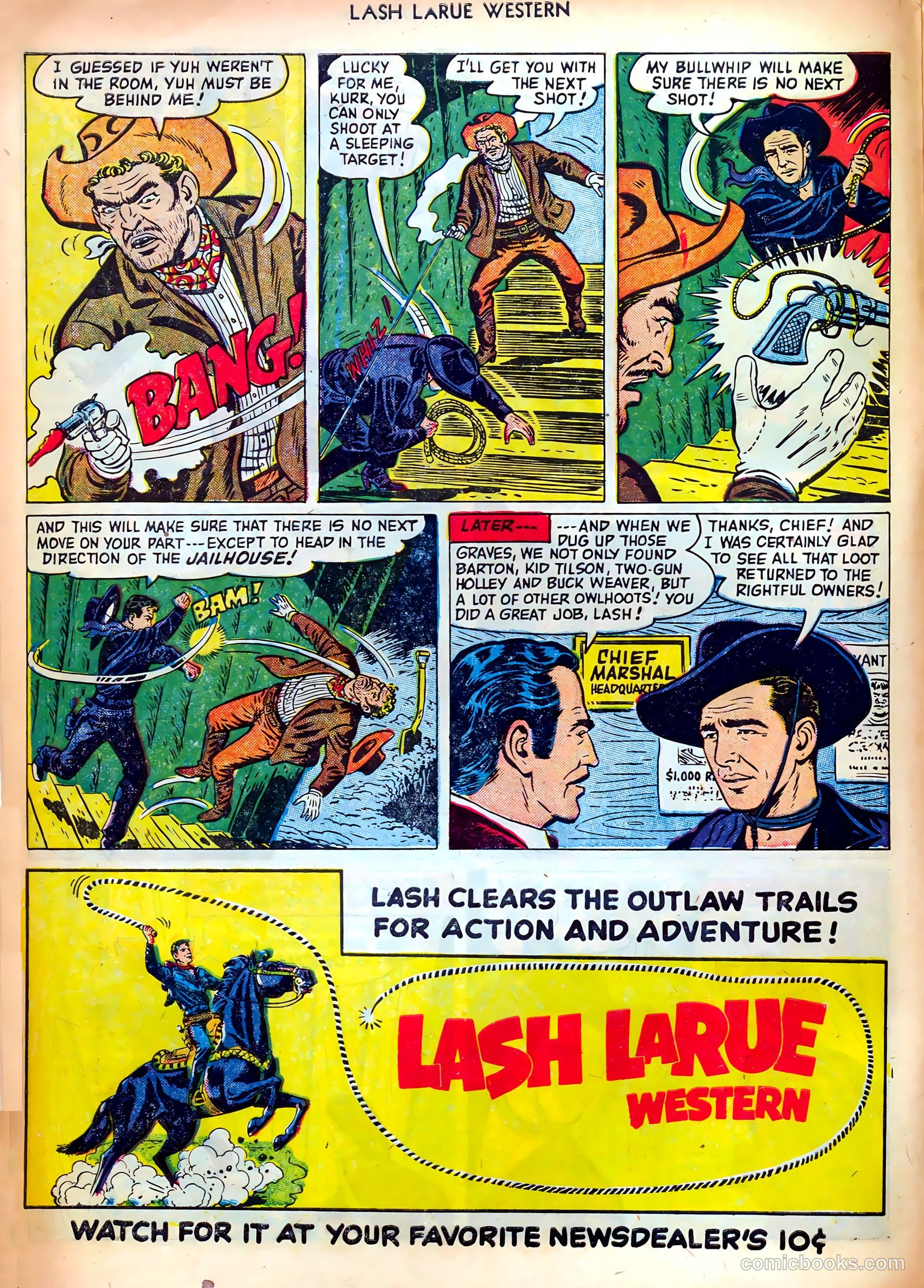 Lash LaRue Western #25 — page 10 of 33