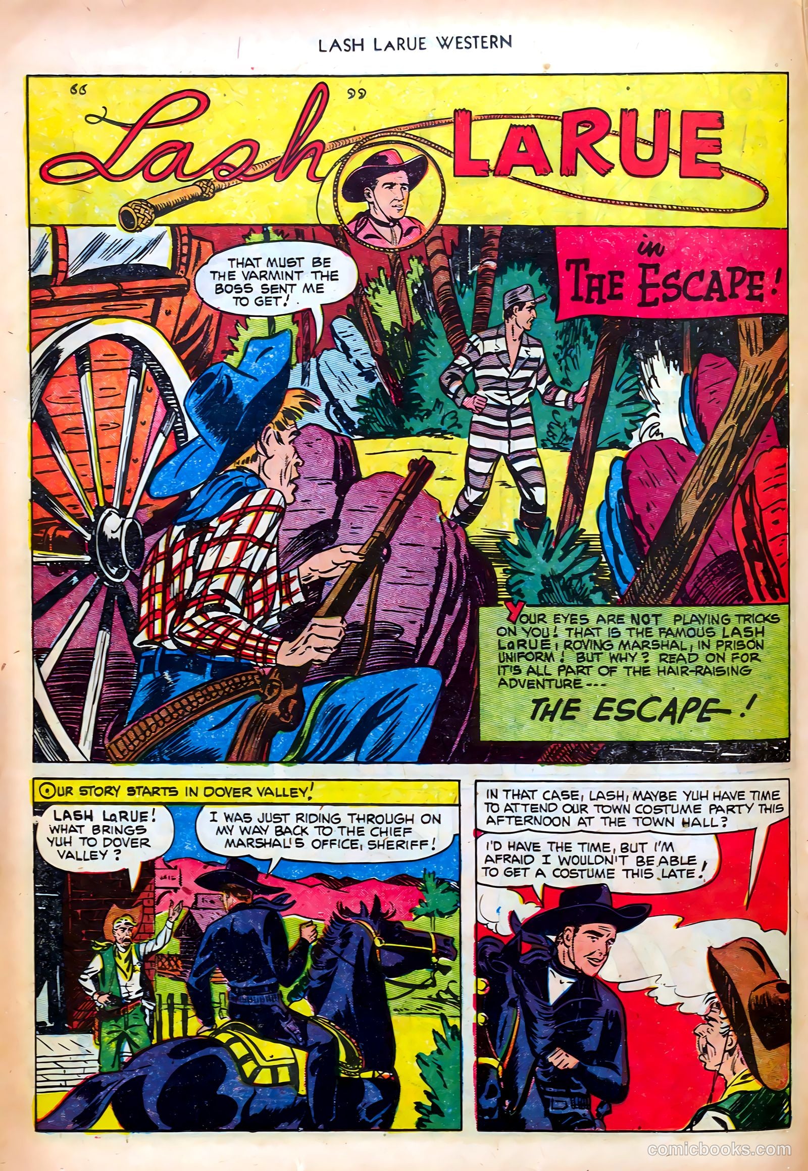 Lash LaRue Western #25 — page 18 of 33