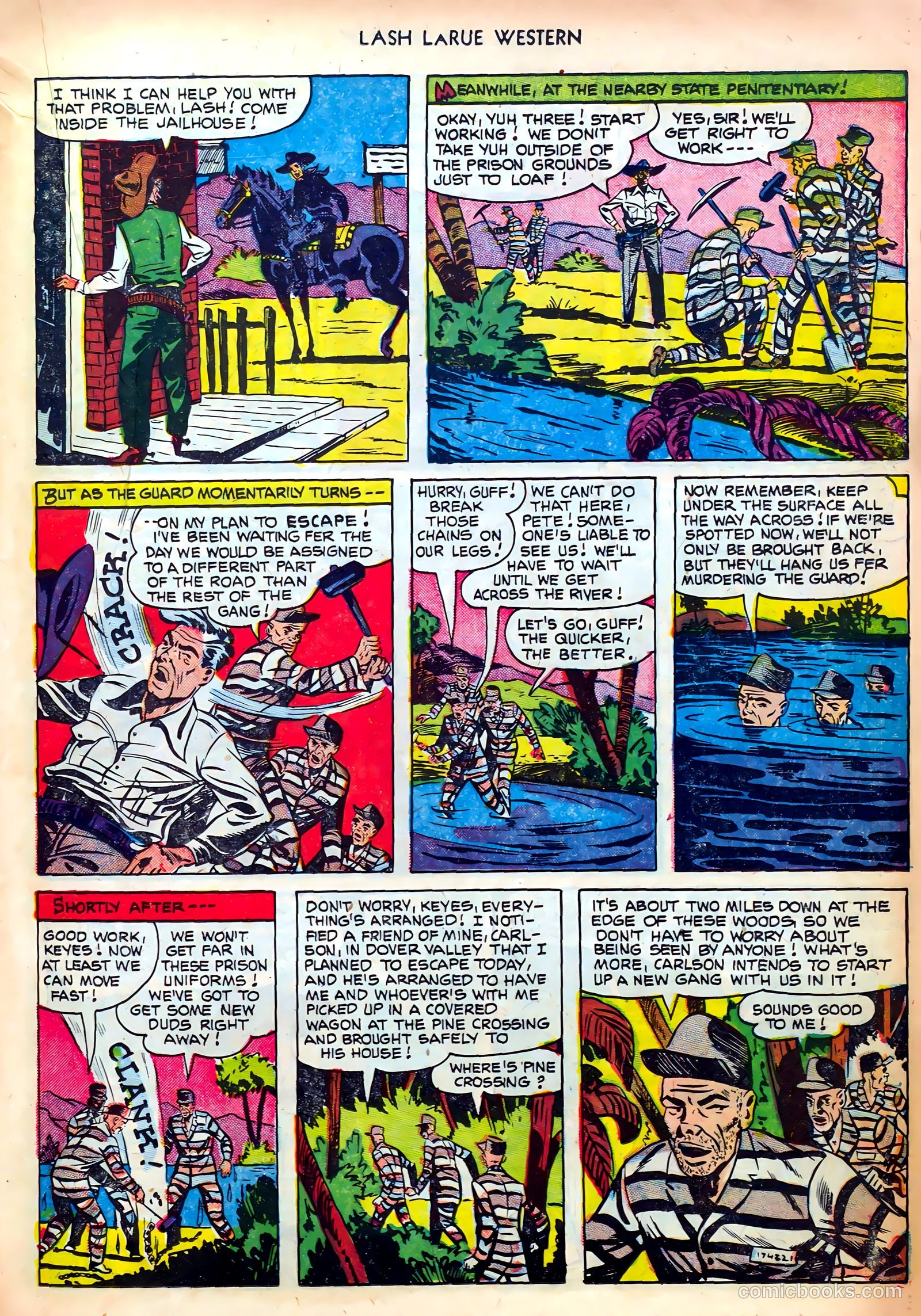 Lash LaRue Western #25 — page 19 of 33