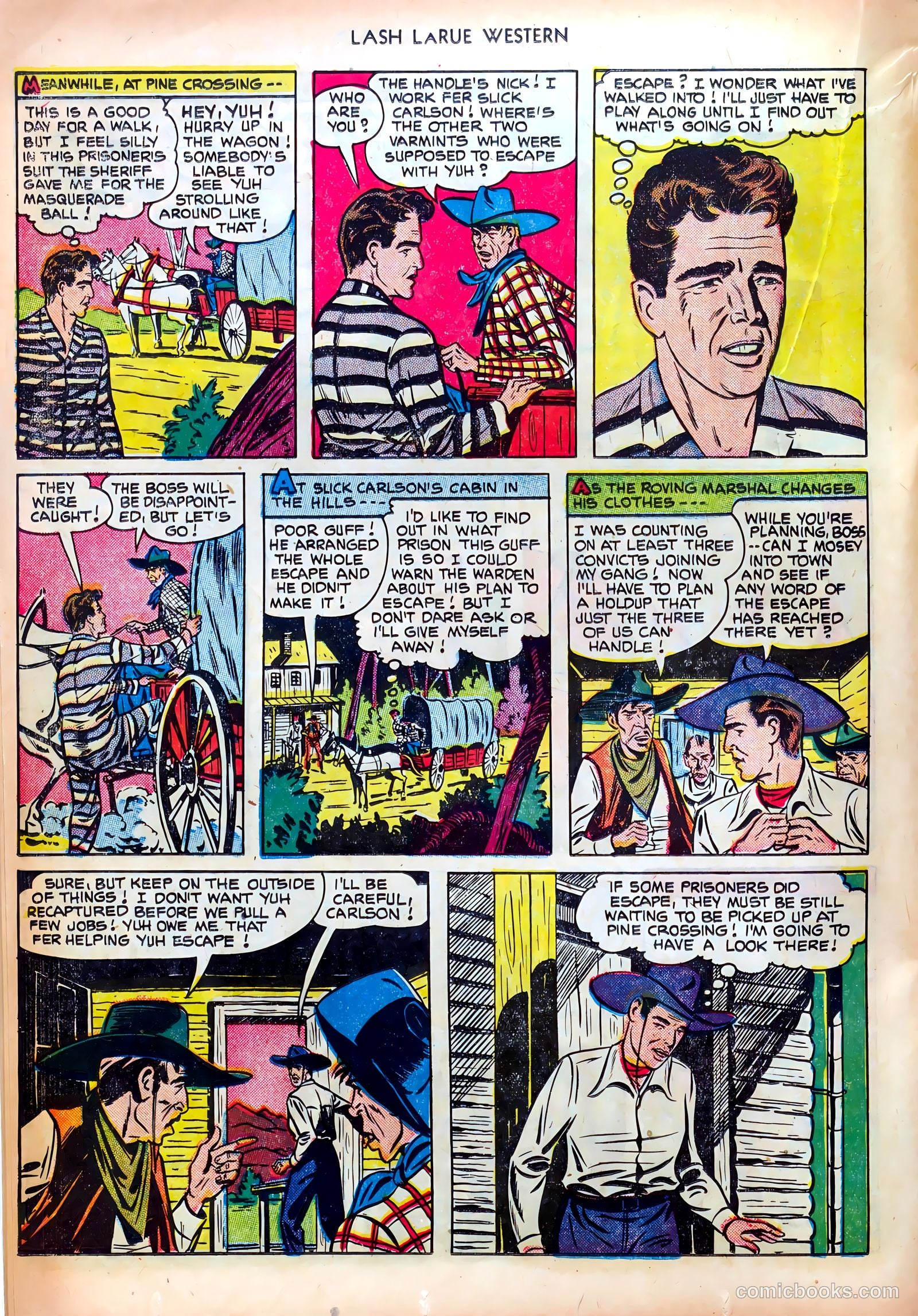 Lash LaRue Western #25 — page 20 of 33