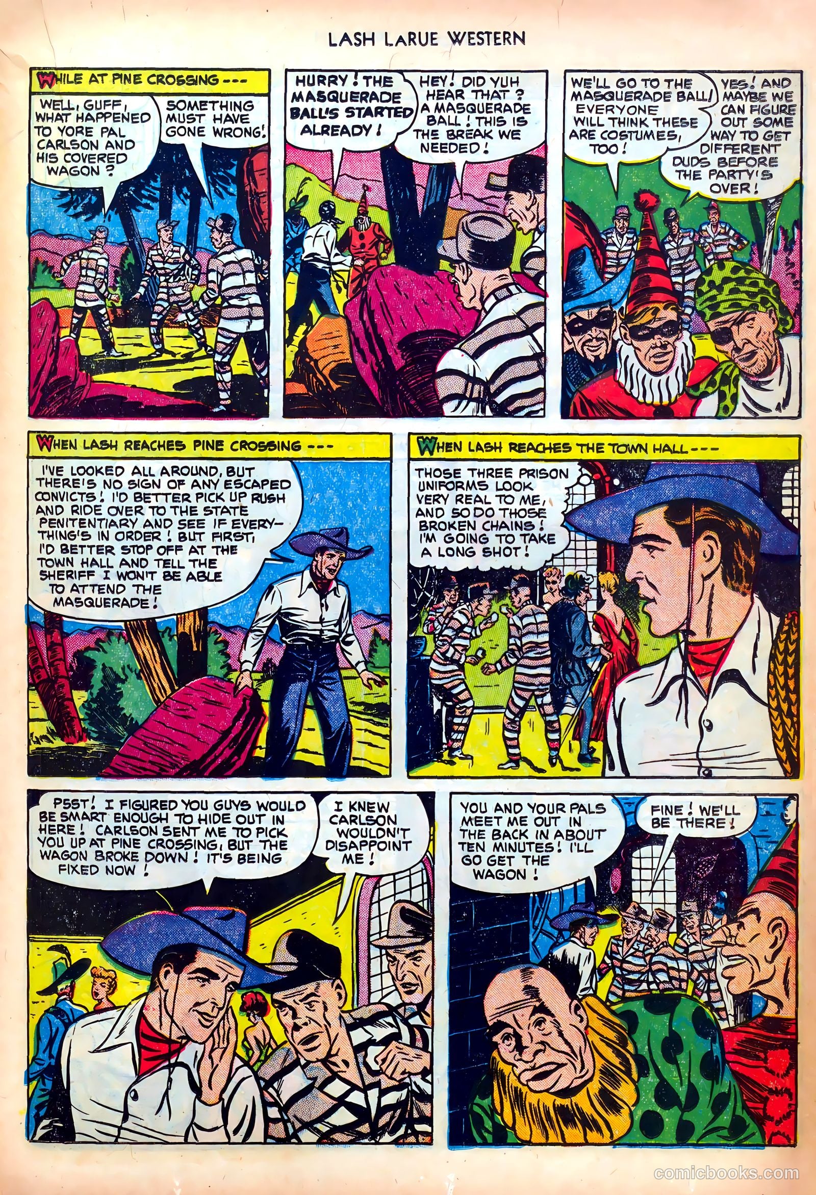 Lash LaRue Western #25 — page 21 of 33
