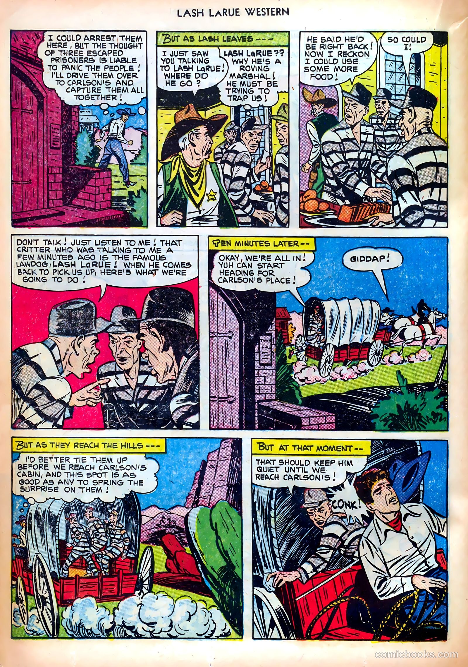 Lash LaRue Western #25 — page 22 of 33