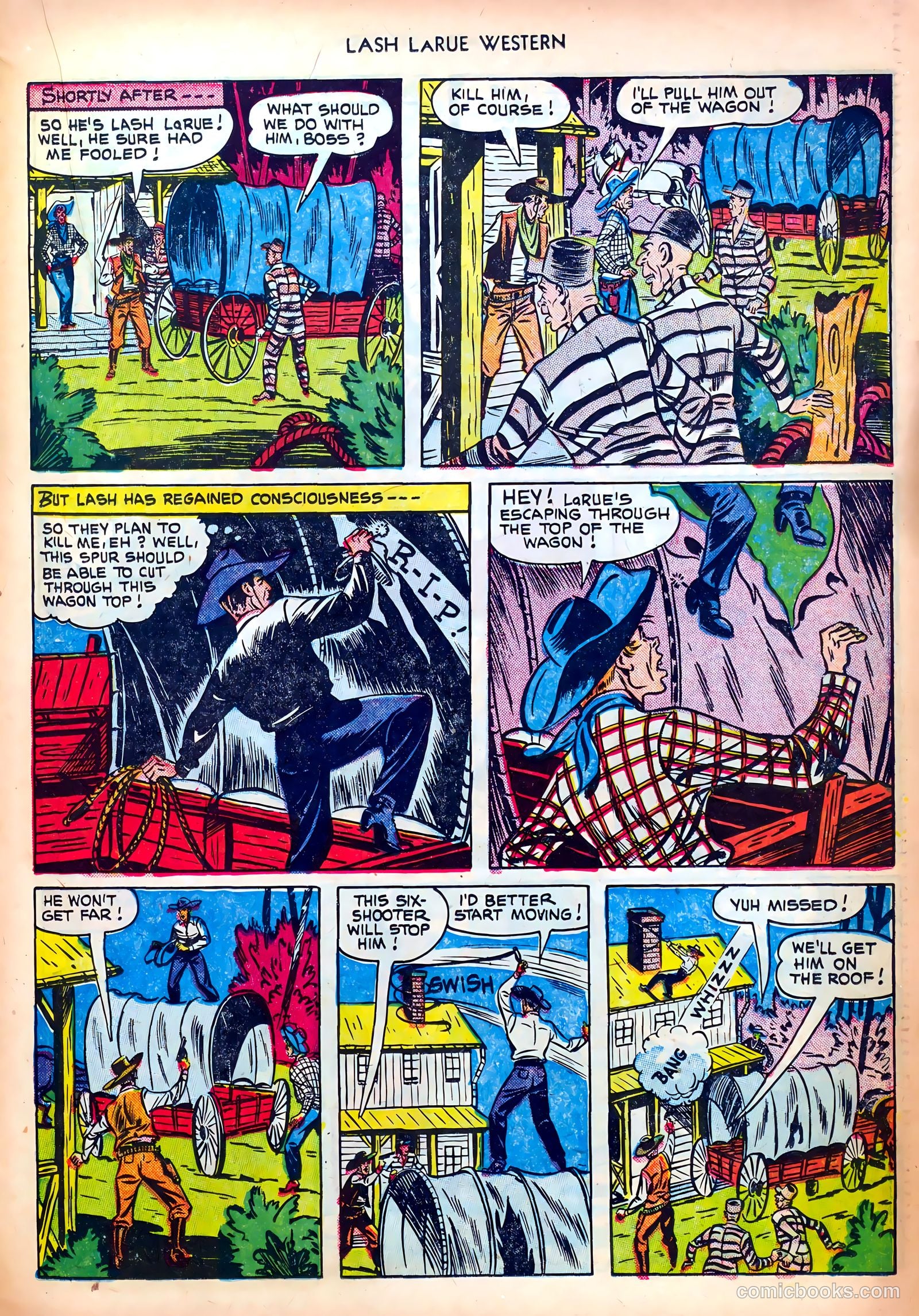 Lash LaRue Western #25 — page 23 of 33