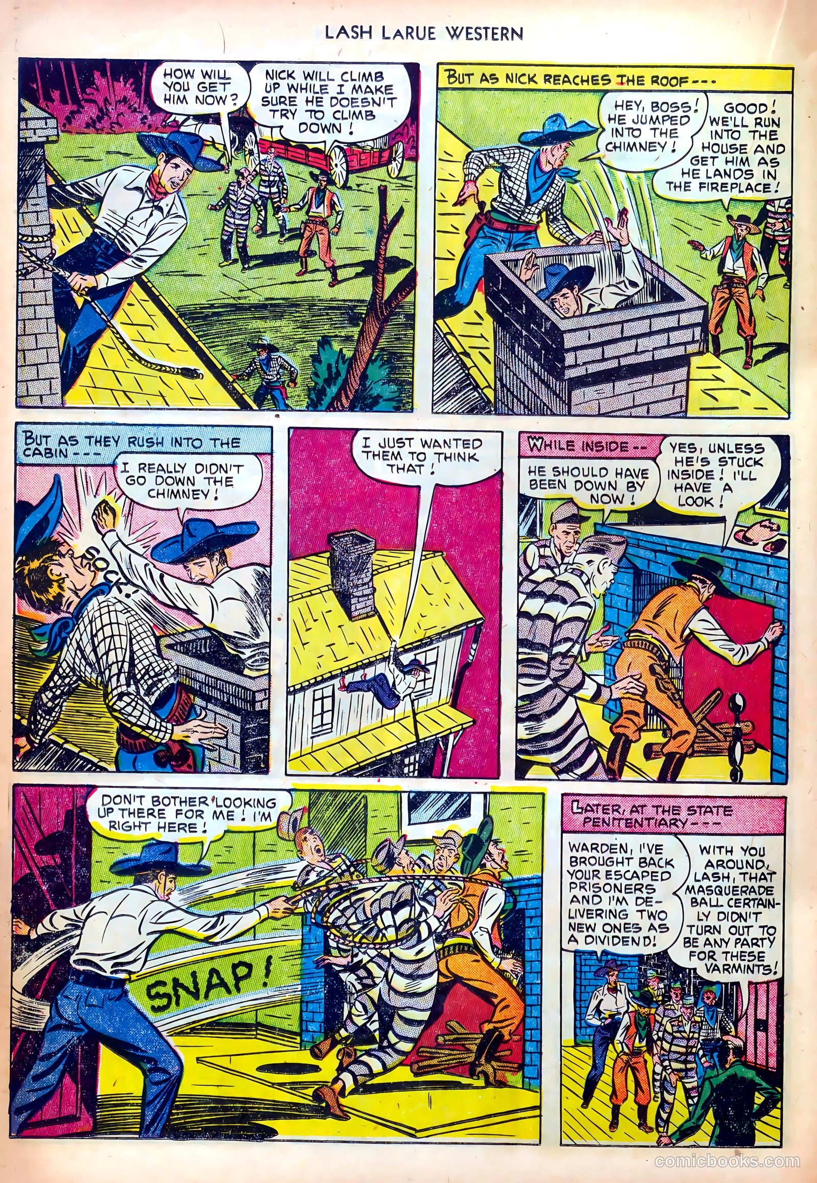 Lash LaRue Western #25 — page 24 of 33