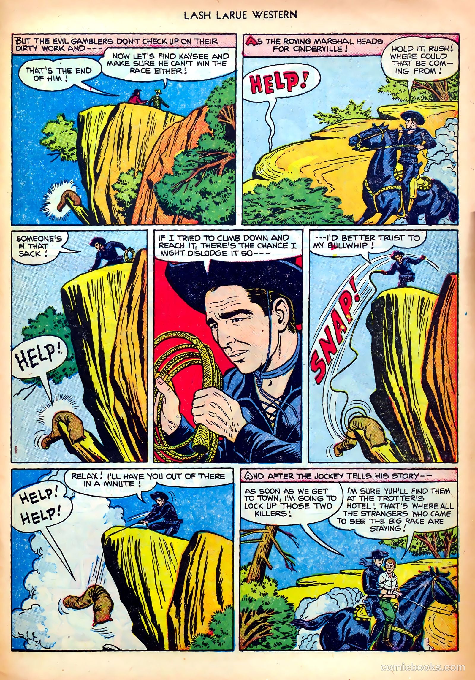 Lash LaRue Western #25 — page 31 of 33