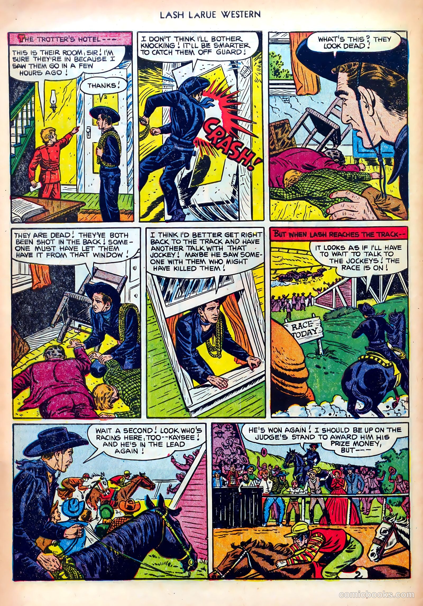 Lash LaRue Western #25 — page 32 of 33