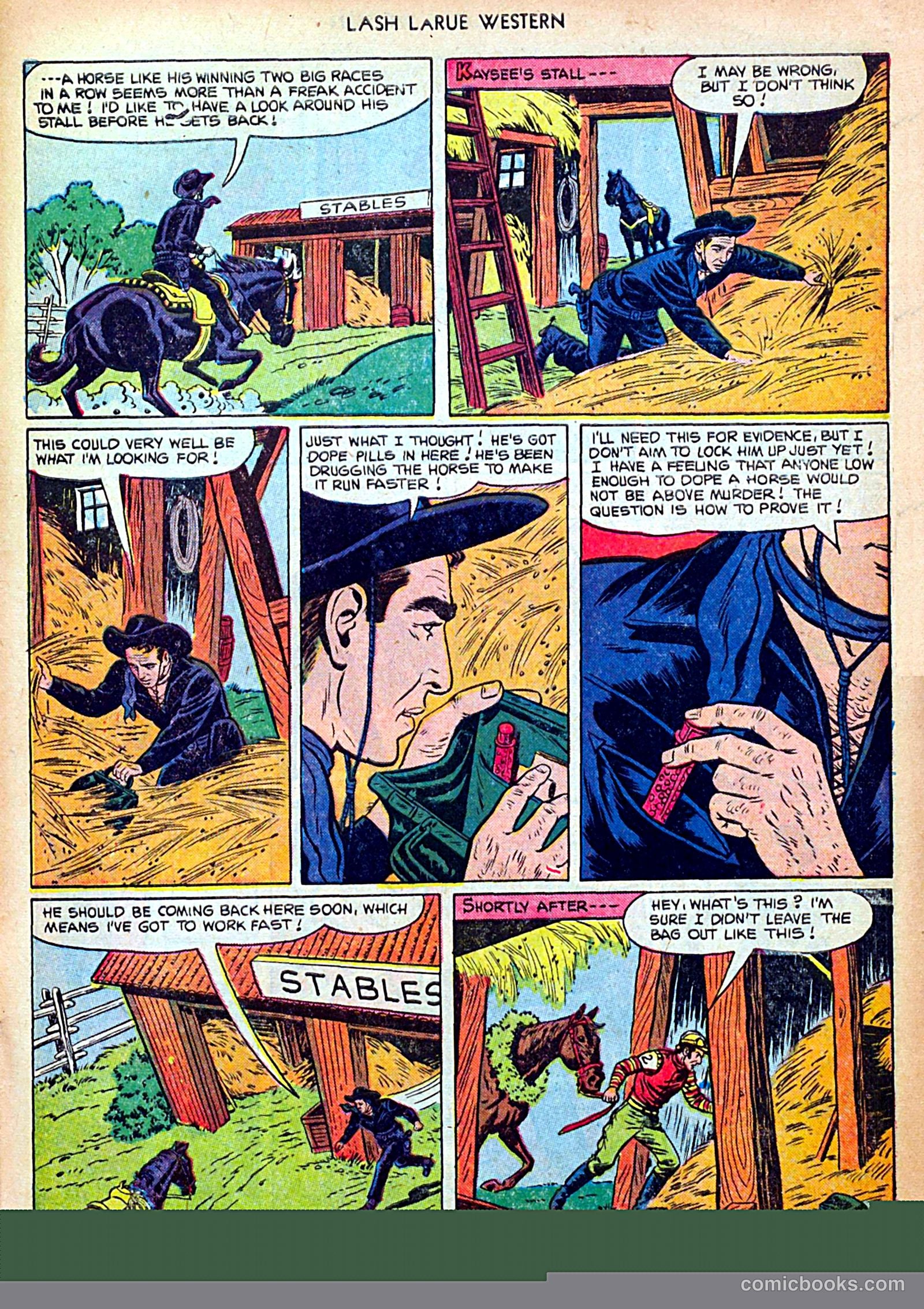 Lash LaRue Western #25 — page 33 of 33