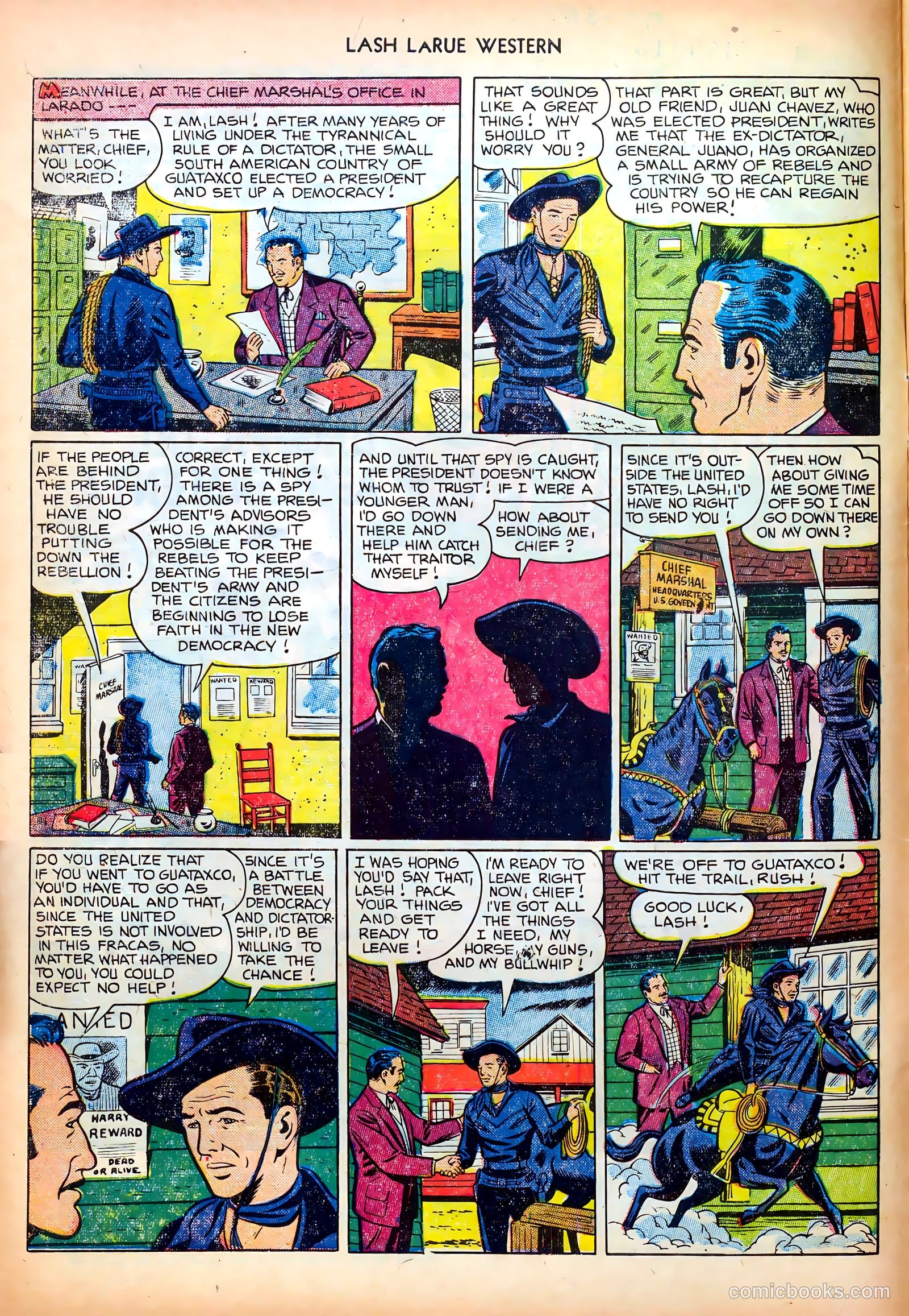 Lash LaRue Western #26 — page 4 of 36