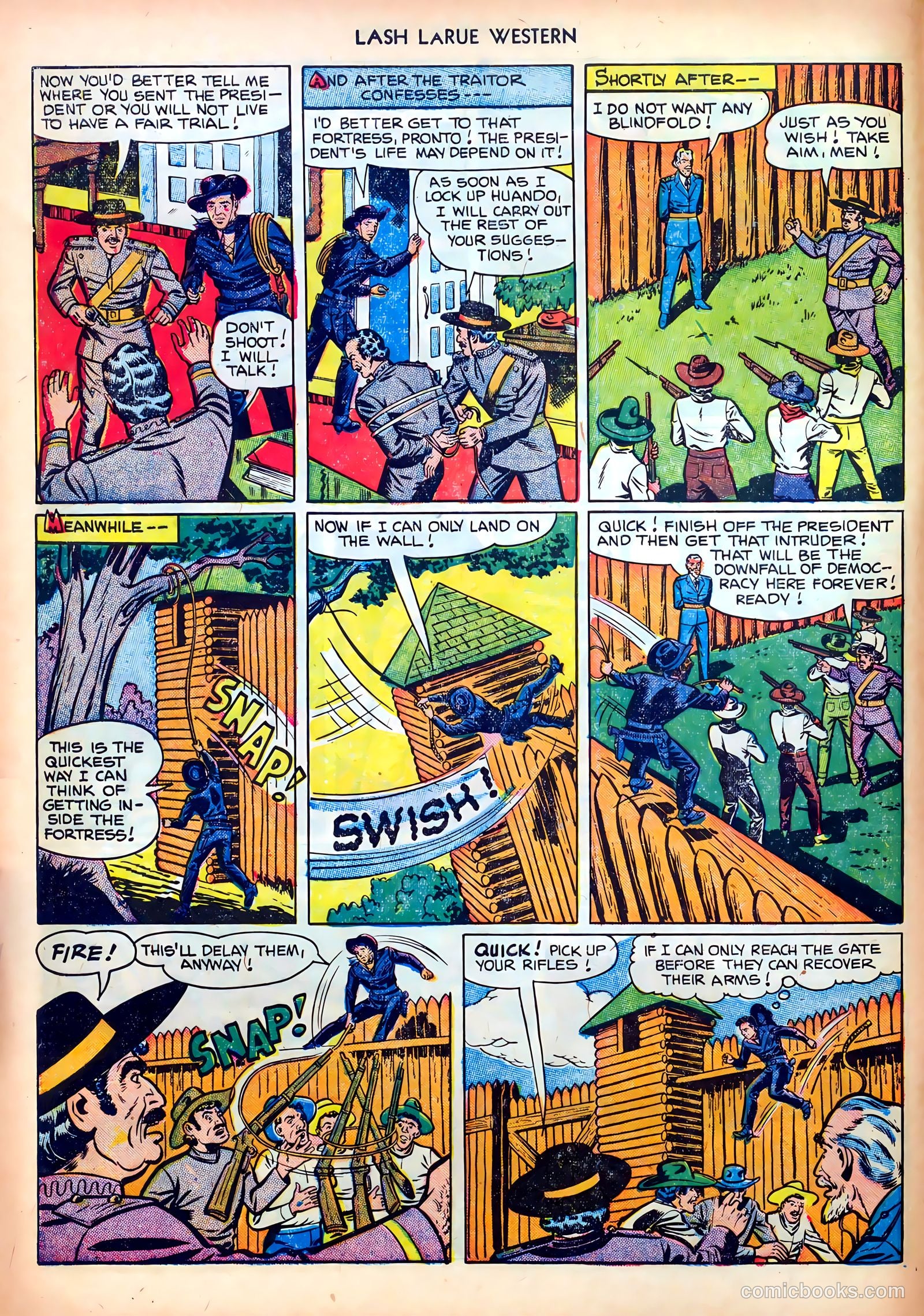 Lash LaRue Western #26 — page 8 of 36
