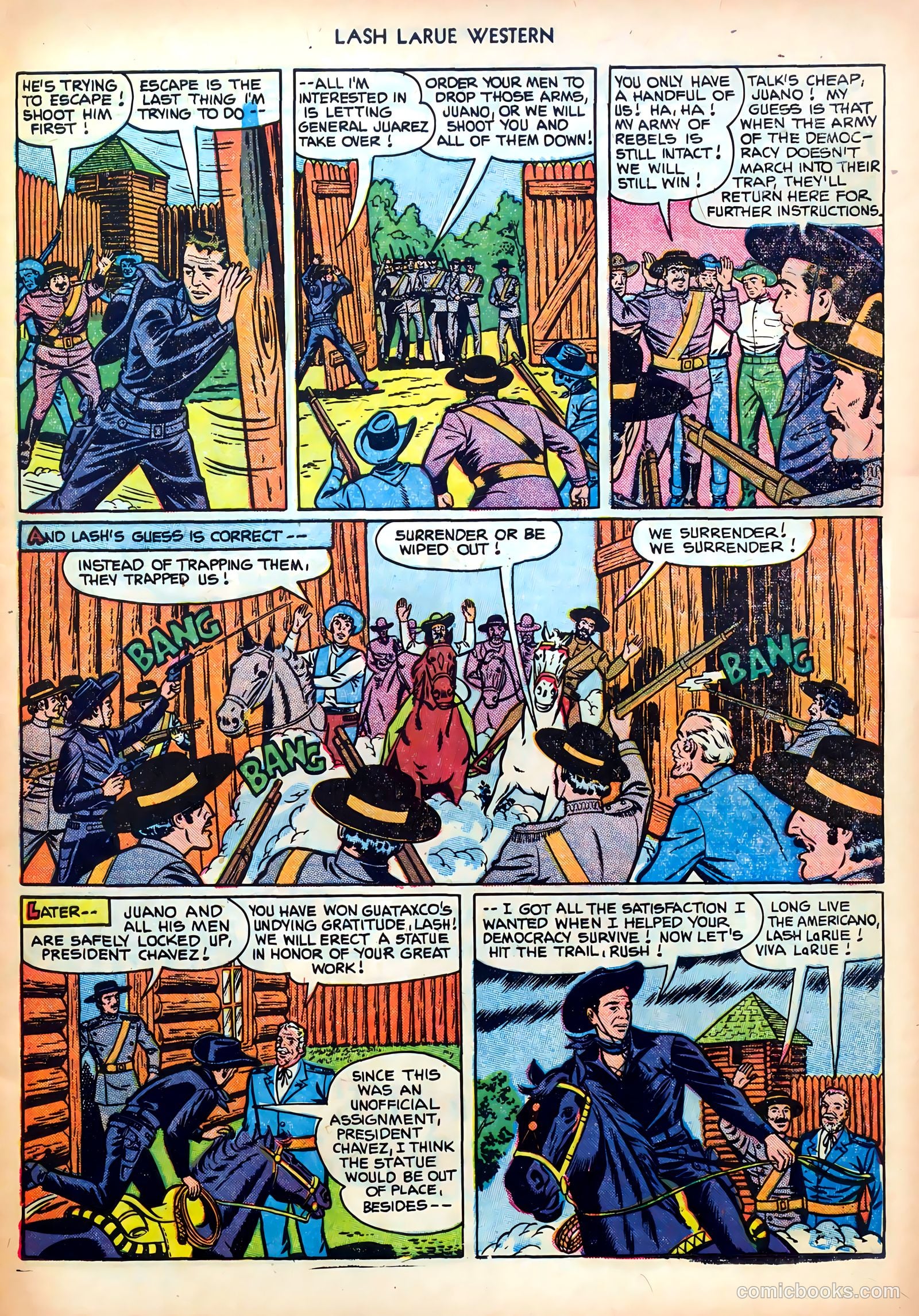 Lash LaRue Western #26 — page 9 of 36