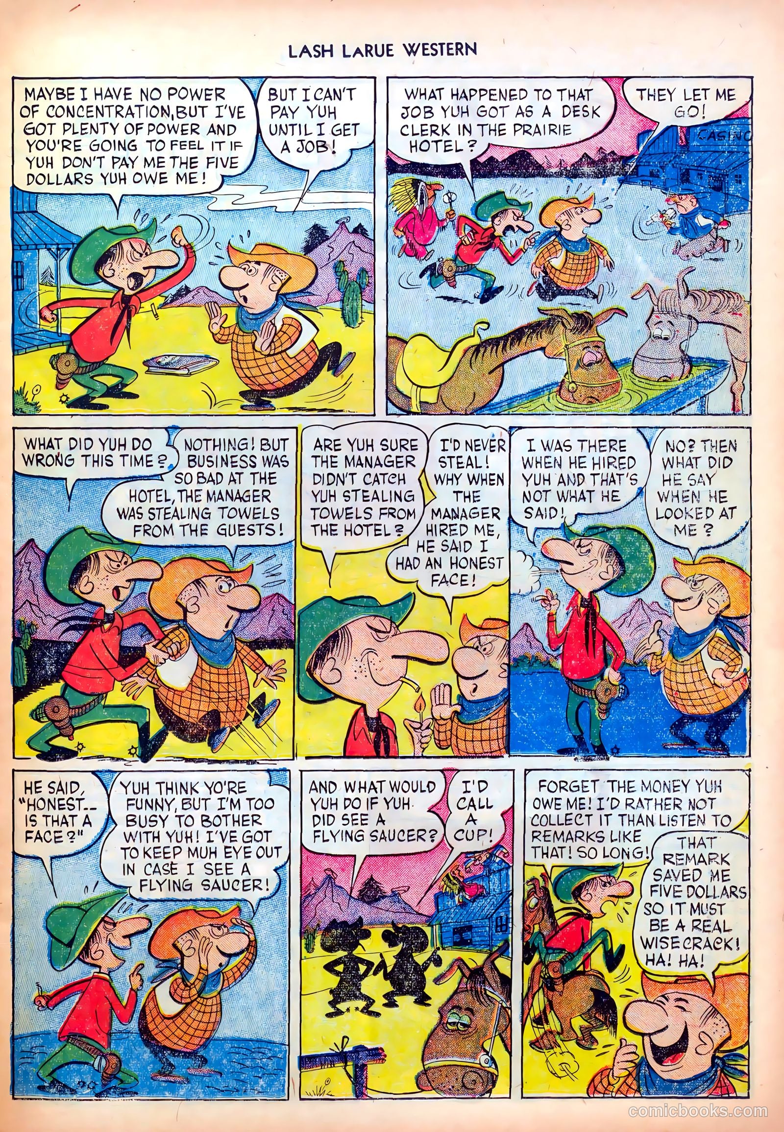 Lash LaRue Western #26 — page 13 of 36