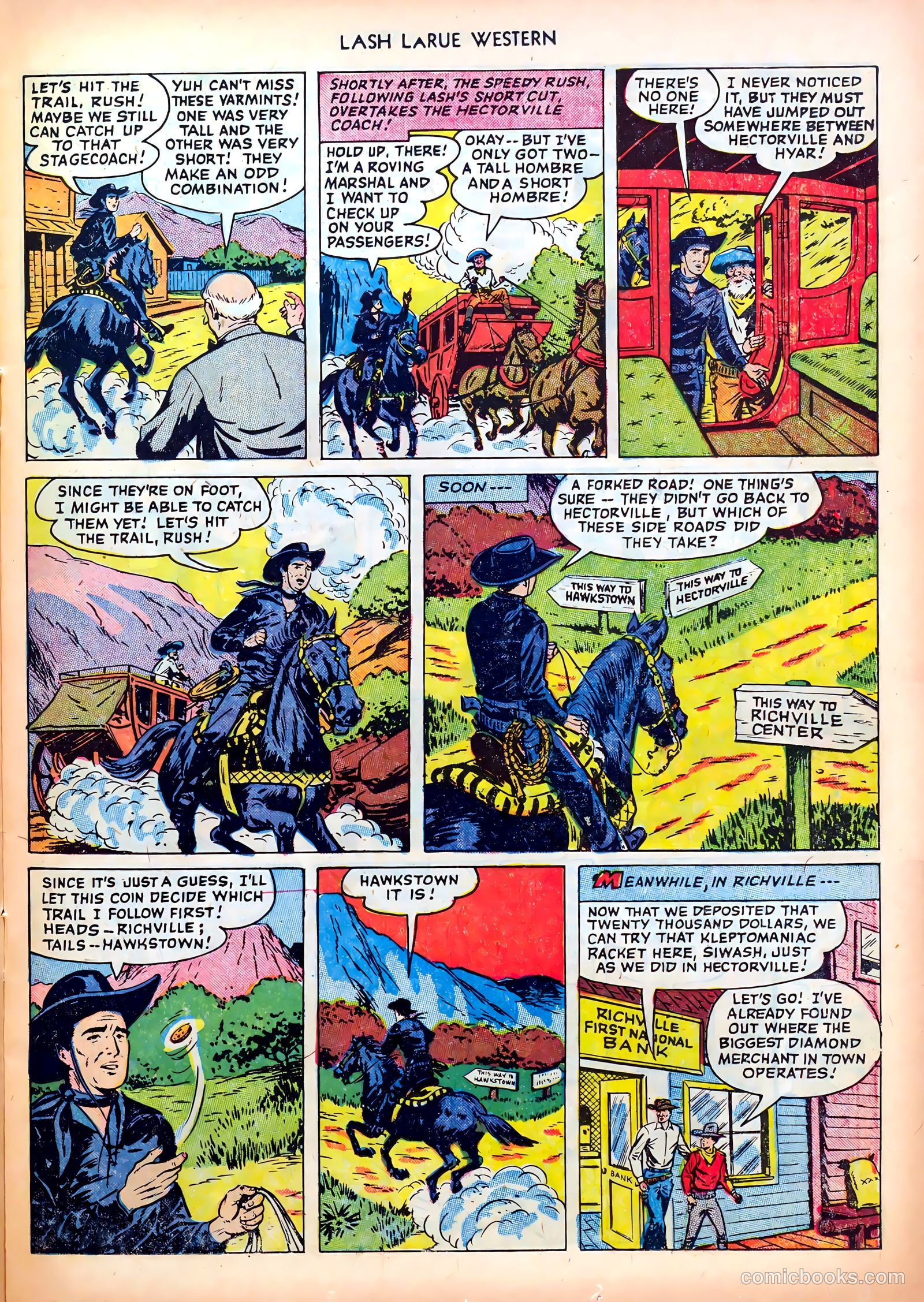 Lash LaRue Western #26 — page 15 of 36