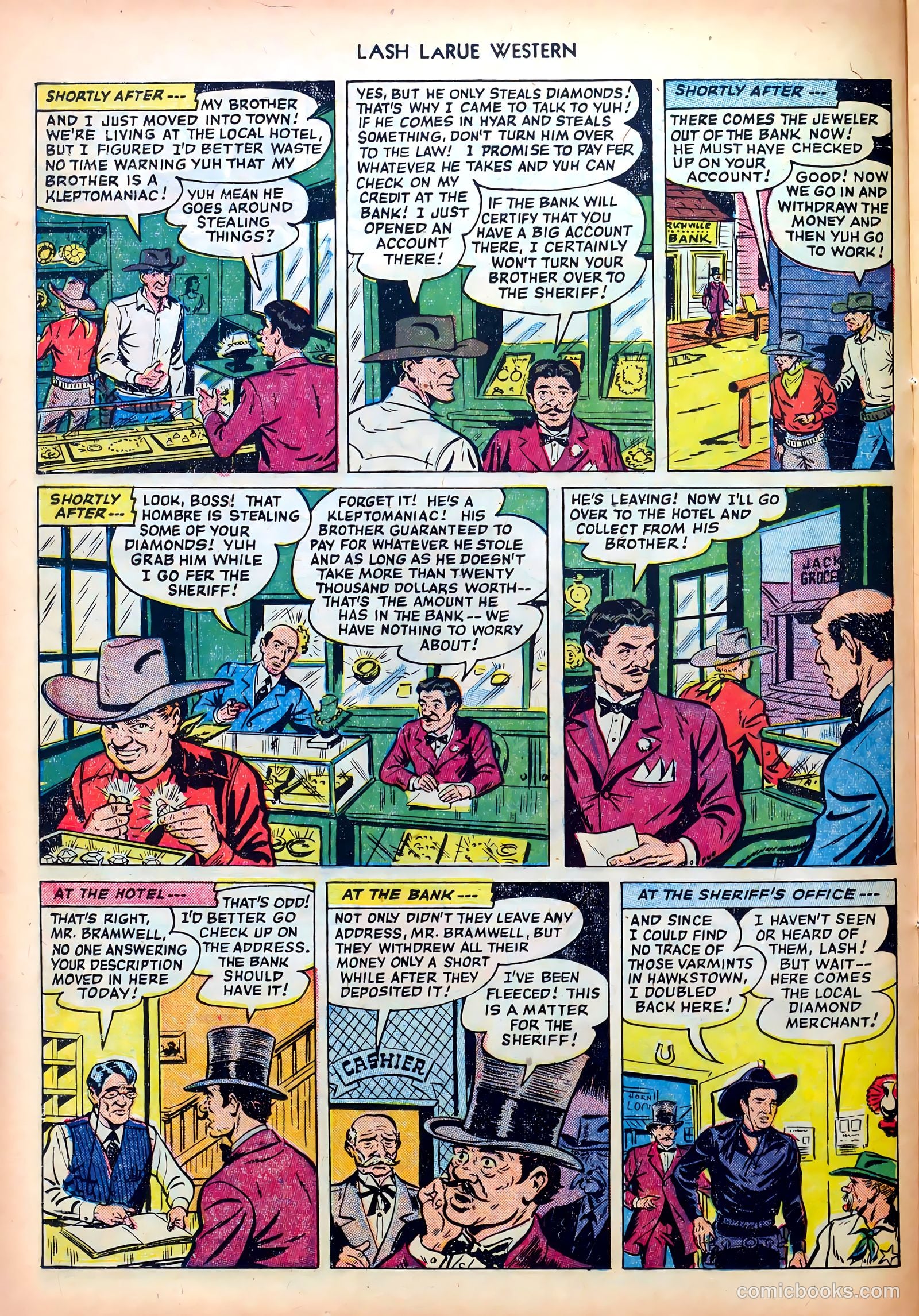 Lash LaRue Western #26 — page 16 of 36