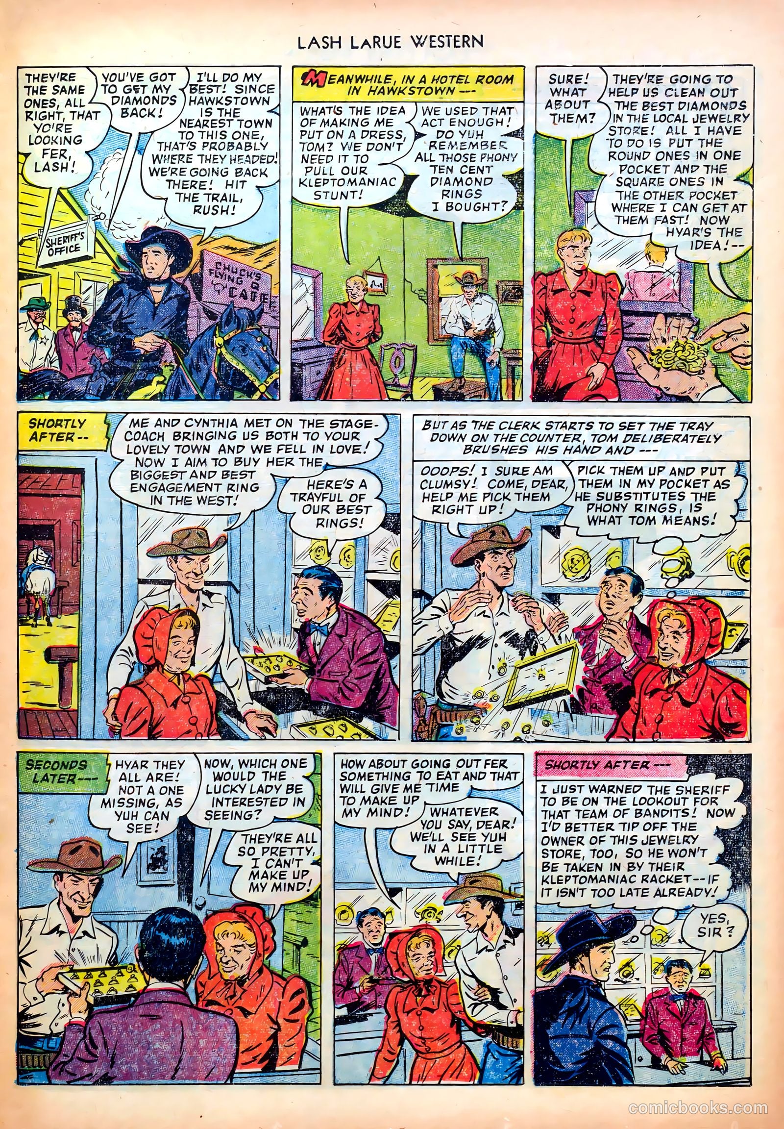 Lash LaRue Western #26 — page 17 of 36