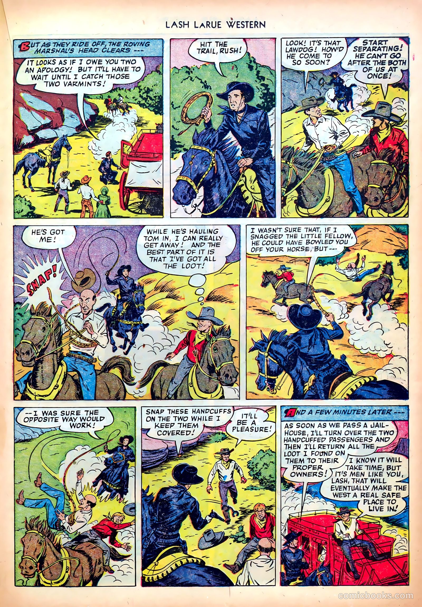 Lash LaRue Western #26 — page 19 of 36