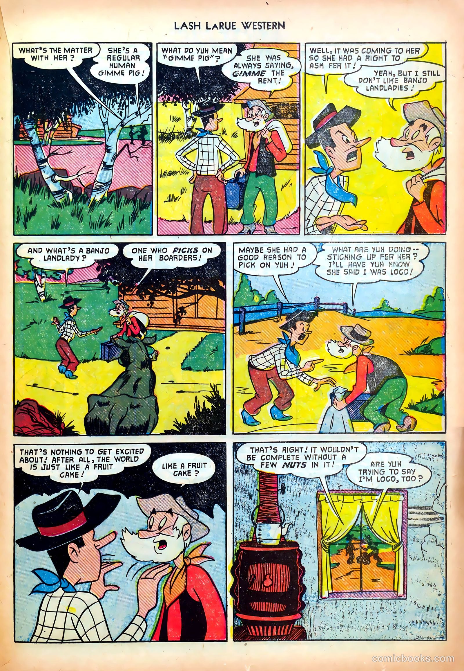 Lash LaRue Western #26 — page 21 of 36