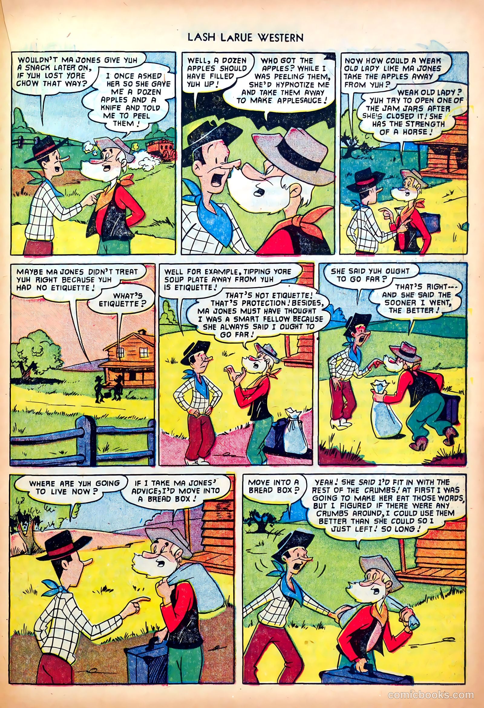 Lash LaRue Western #26 — page 23 of 36