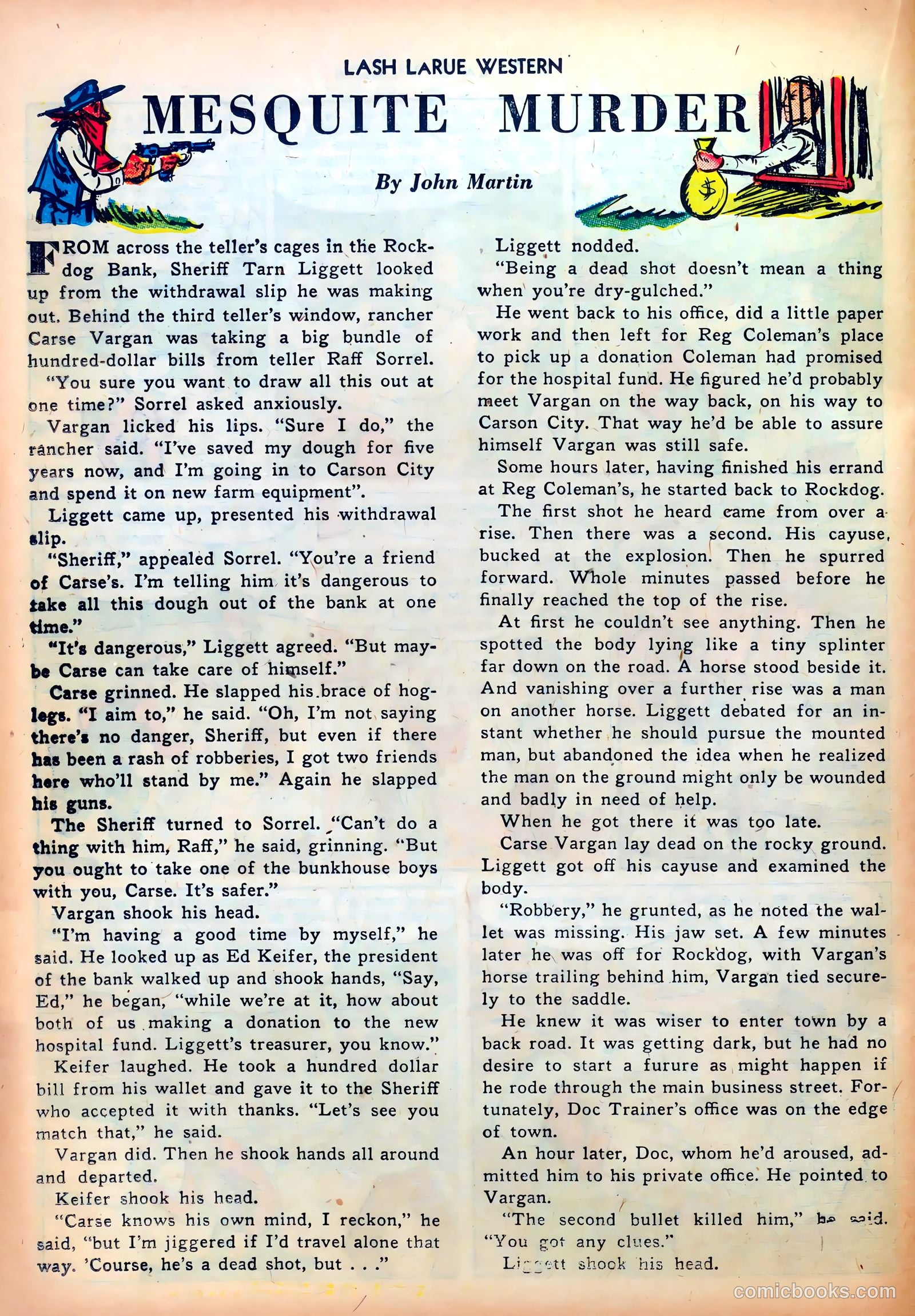 Lash LaRue Western #26 — page 24 of 36