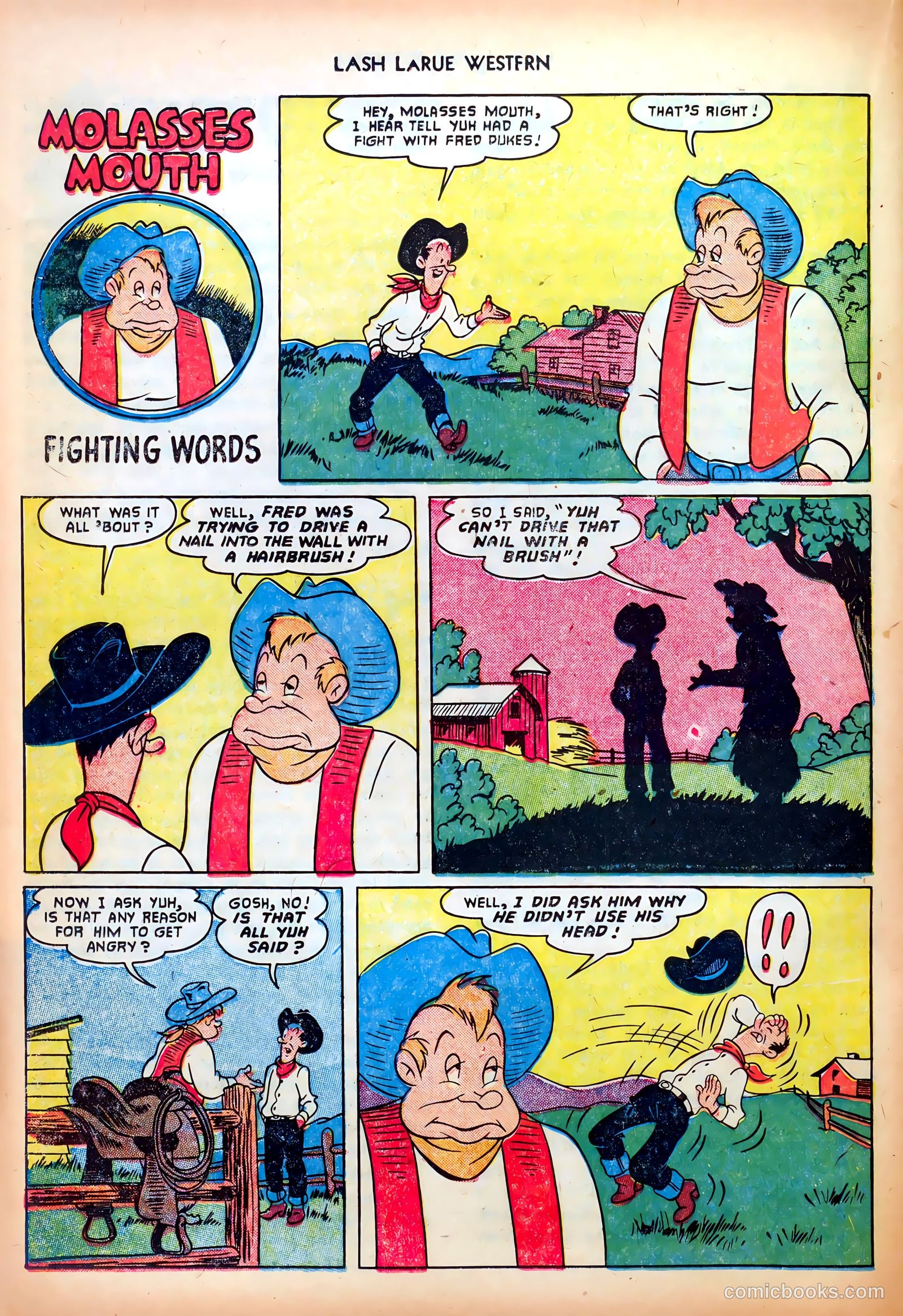 Lash LaRue Western #26 — page 26 of 36