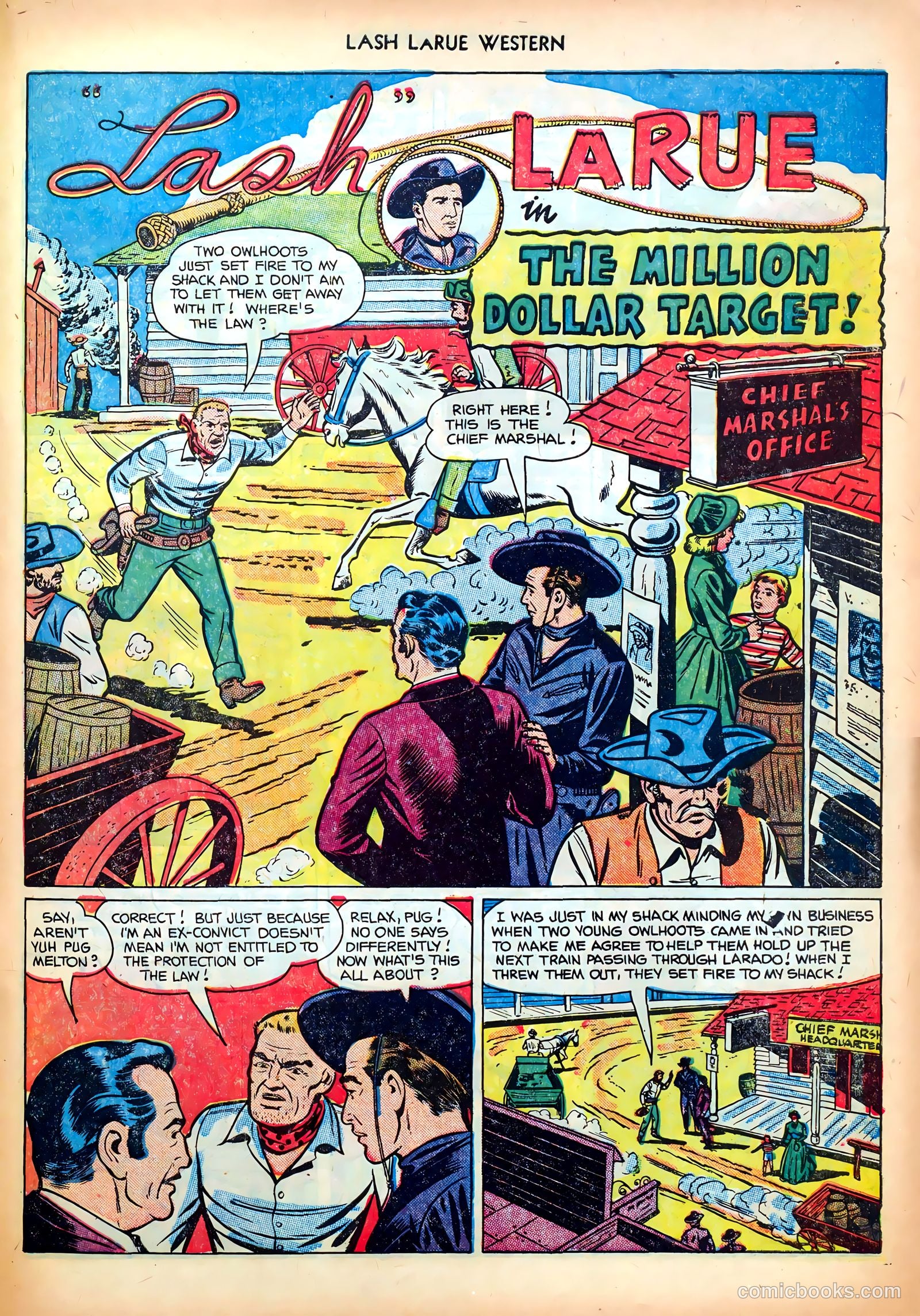 Lash LaRue Western #26 — page 27 of 36