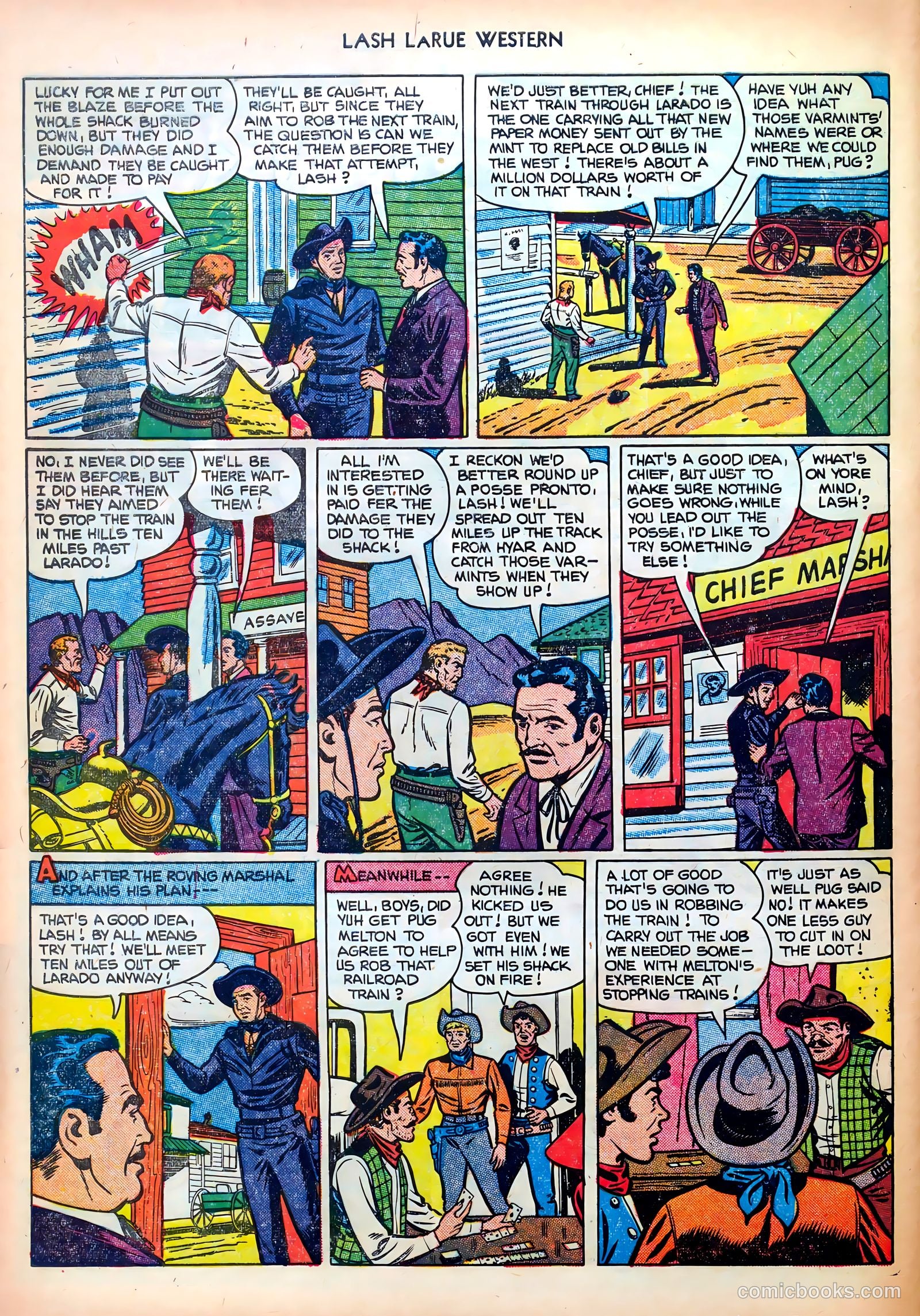 Lash LaRue Western #26 — page 28 of 36
