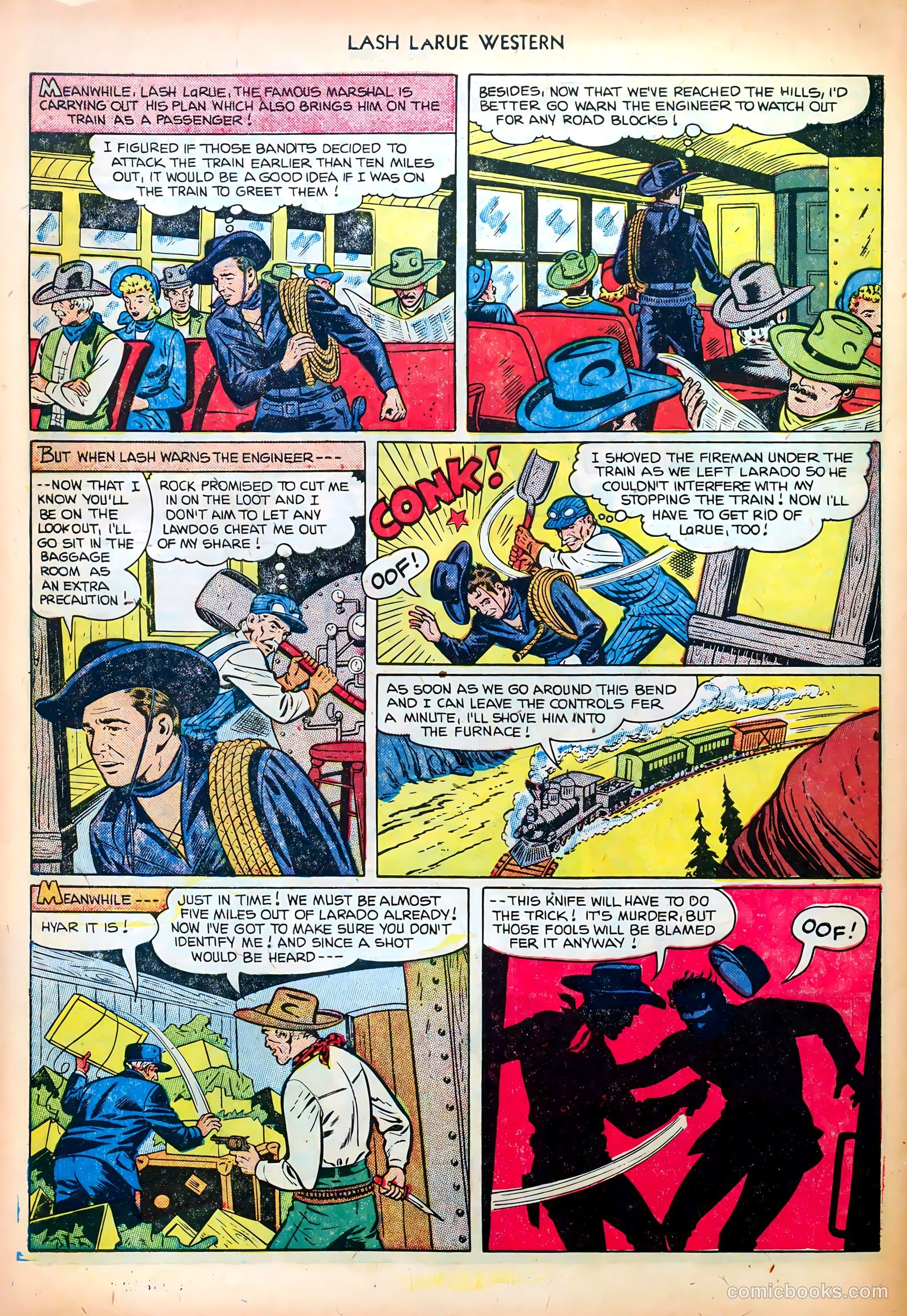 Lash LaRue Western #26 — page 30 of 36