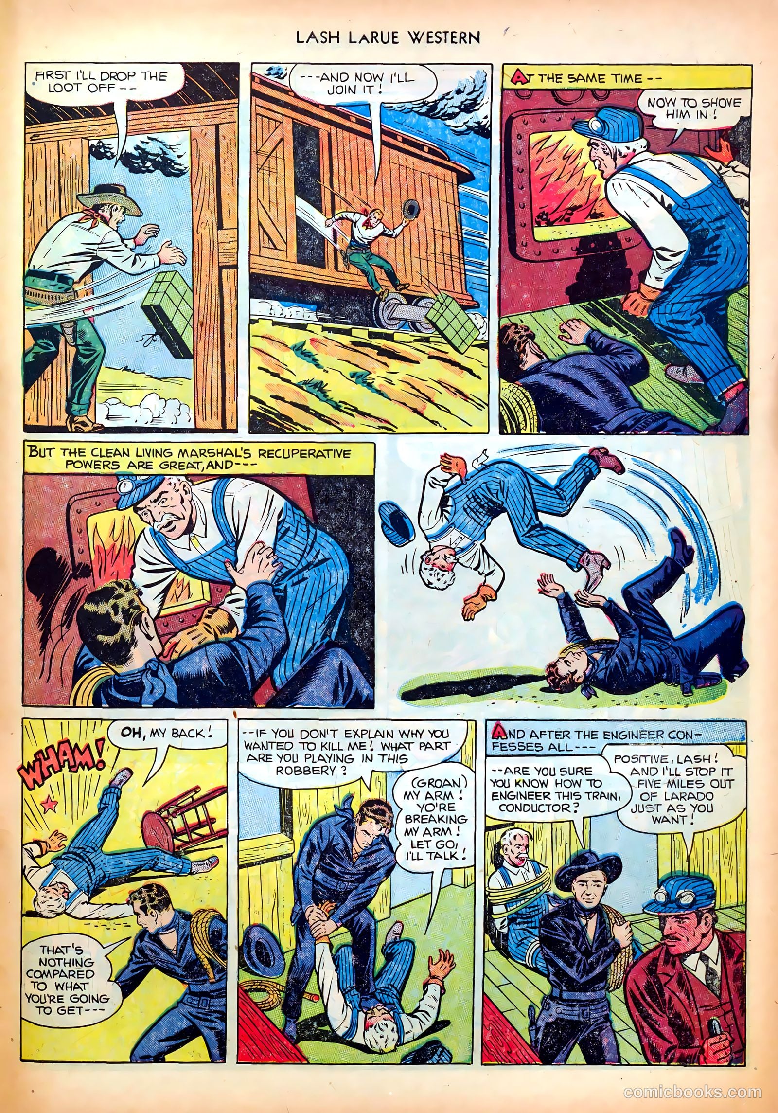 Lash LaRue Western #26 — page 31 of 36