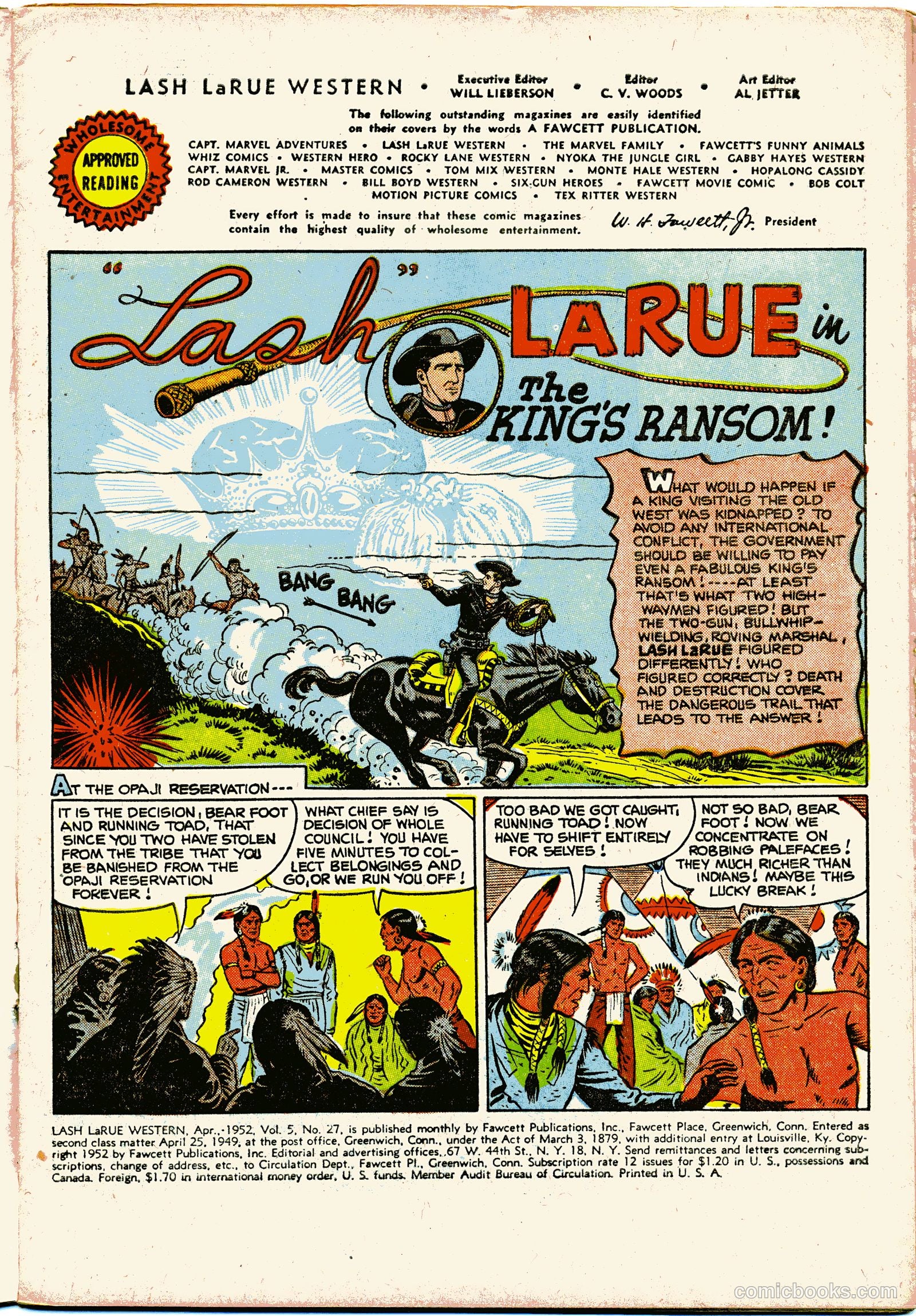 Lash LaRue Western #27 — page 3 of 36