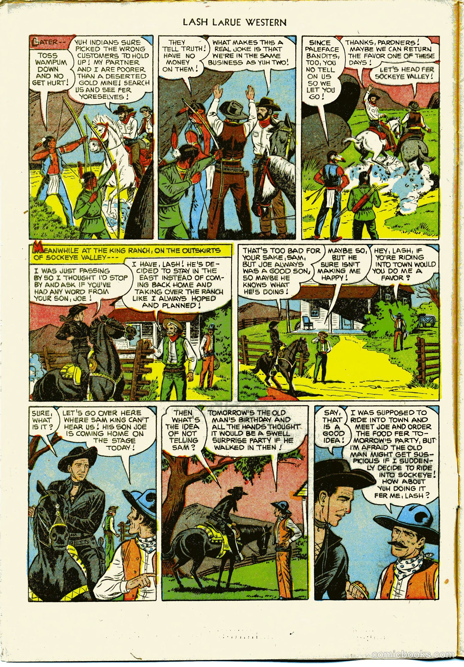 Lash LaRue Western #27 — page 4 of 36