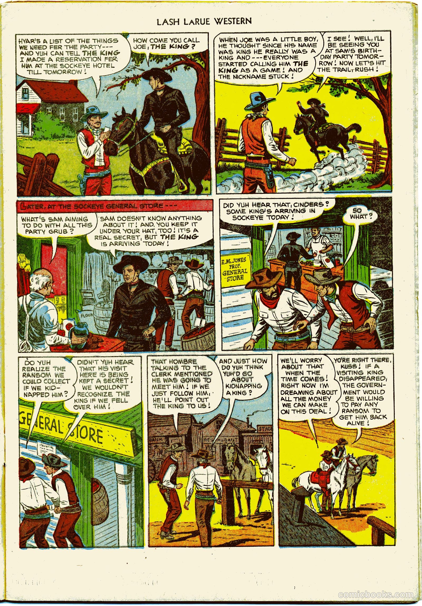 Lash LaRue Western #27 — page 5 of 36