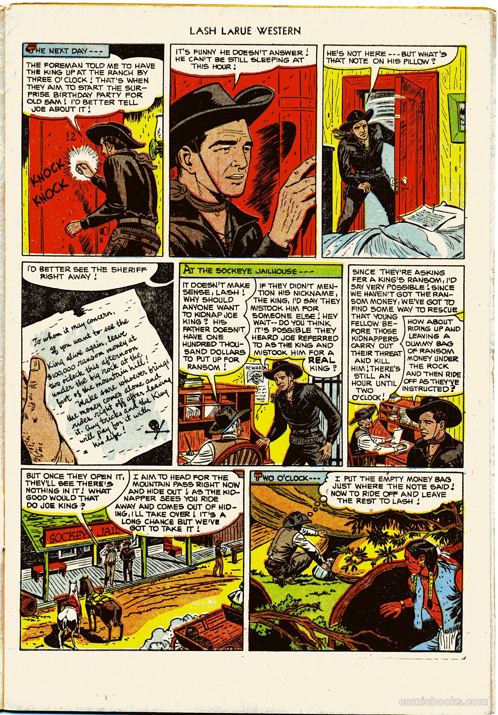 Lash LaRue Western #27 — page 7 of 36