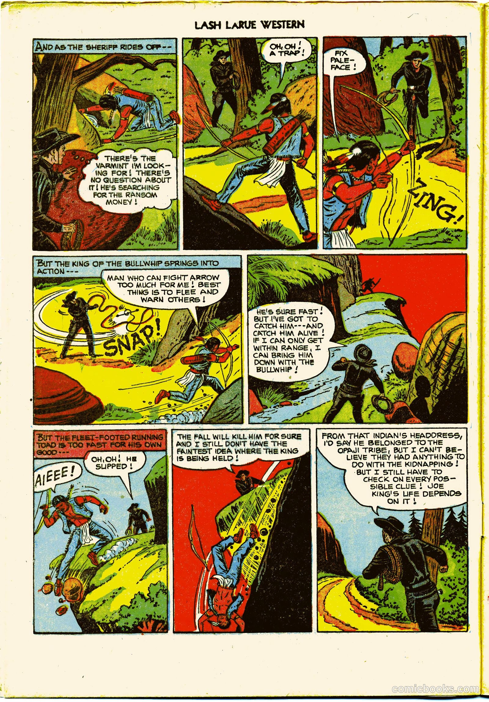 Lash LaRue Western #27 — page 8 of 36