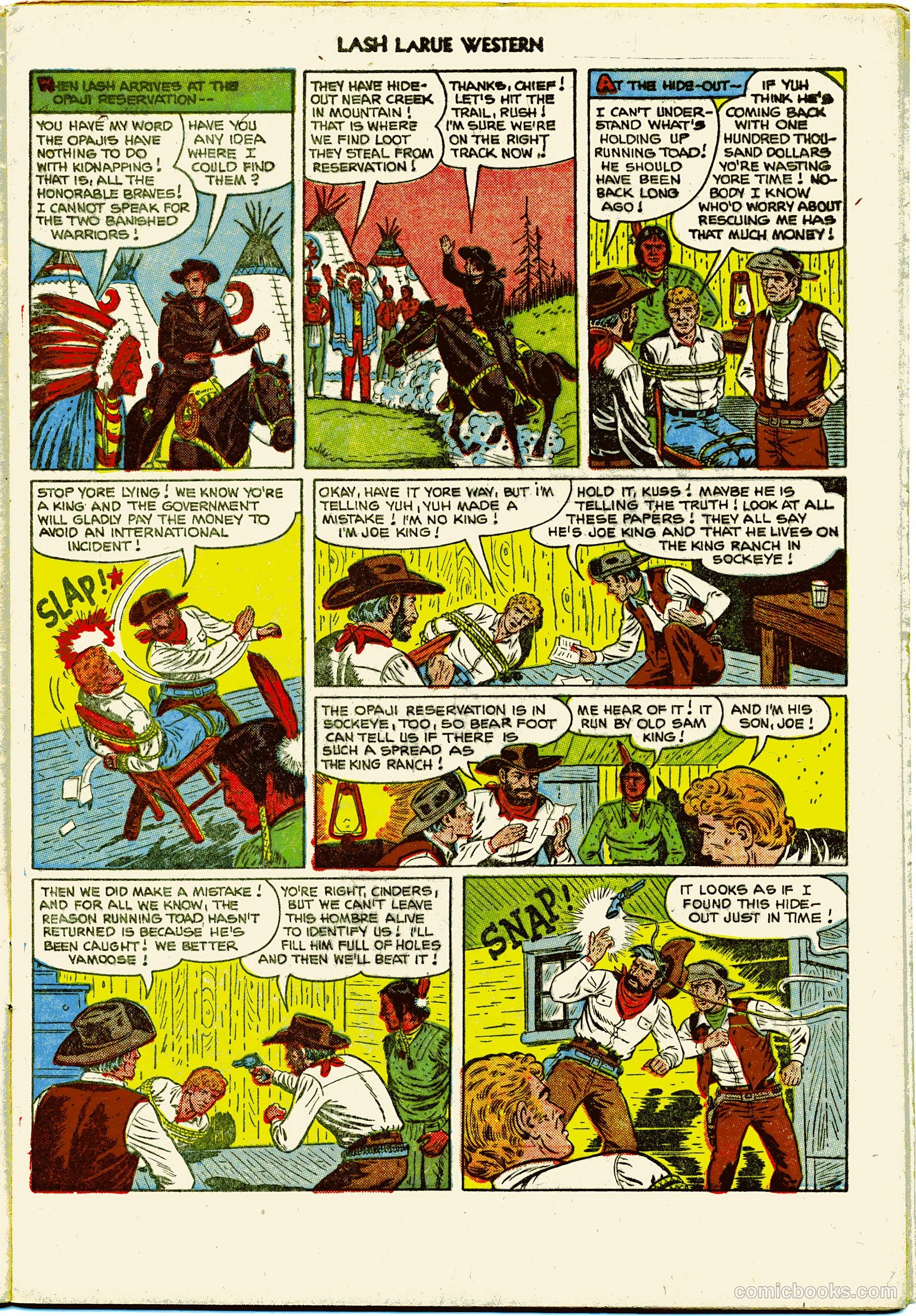 Lash LaRue Western #27 — page 9 of 36