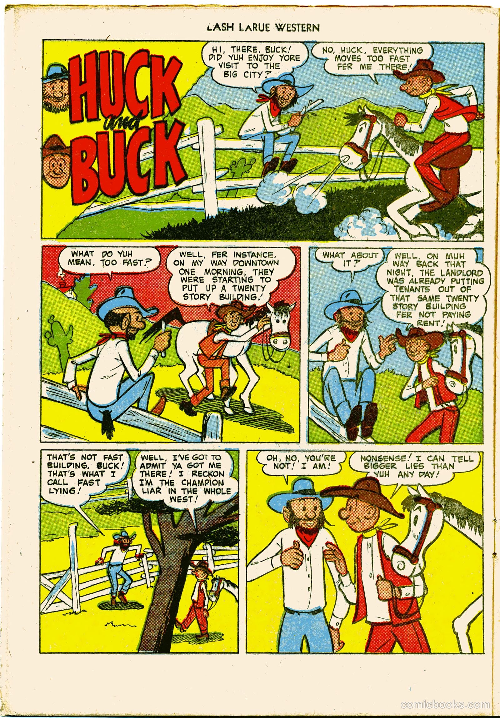 Lash LaRue Western #27 — page 16 of 36
