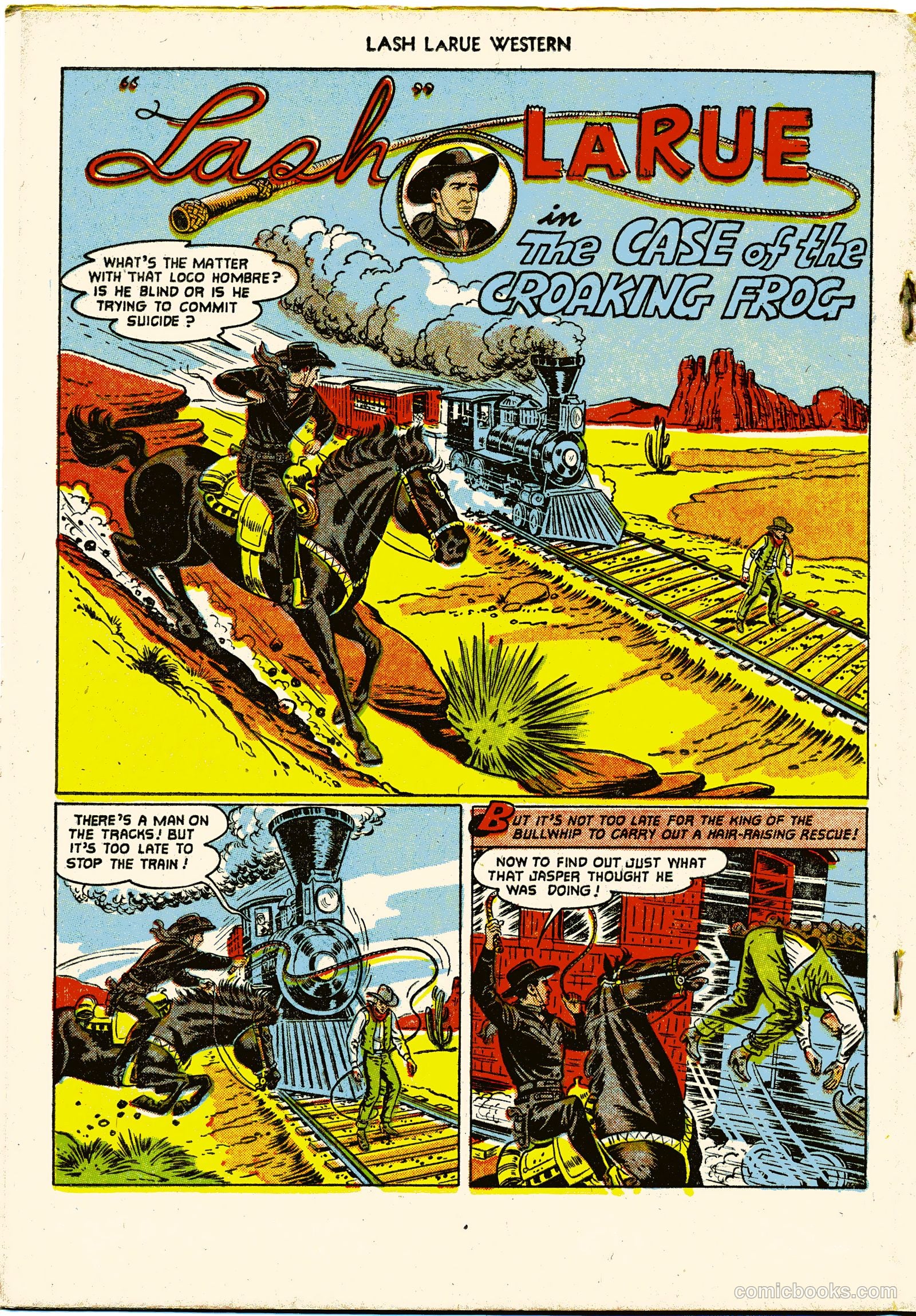 Lash LaRue Western #27 — page 18 of 36