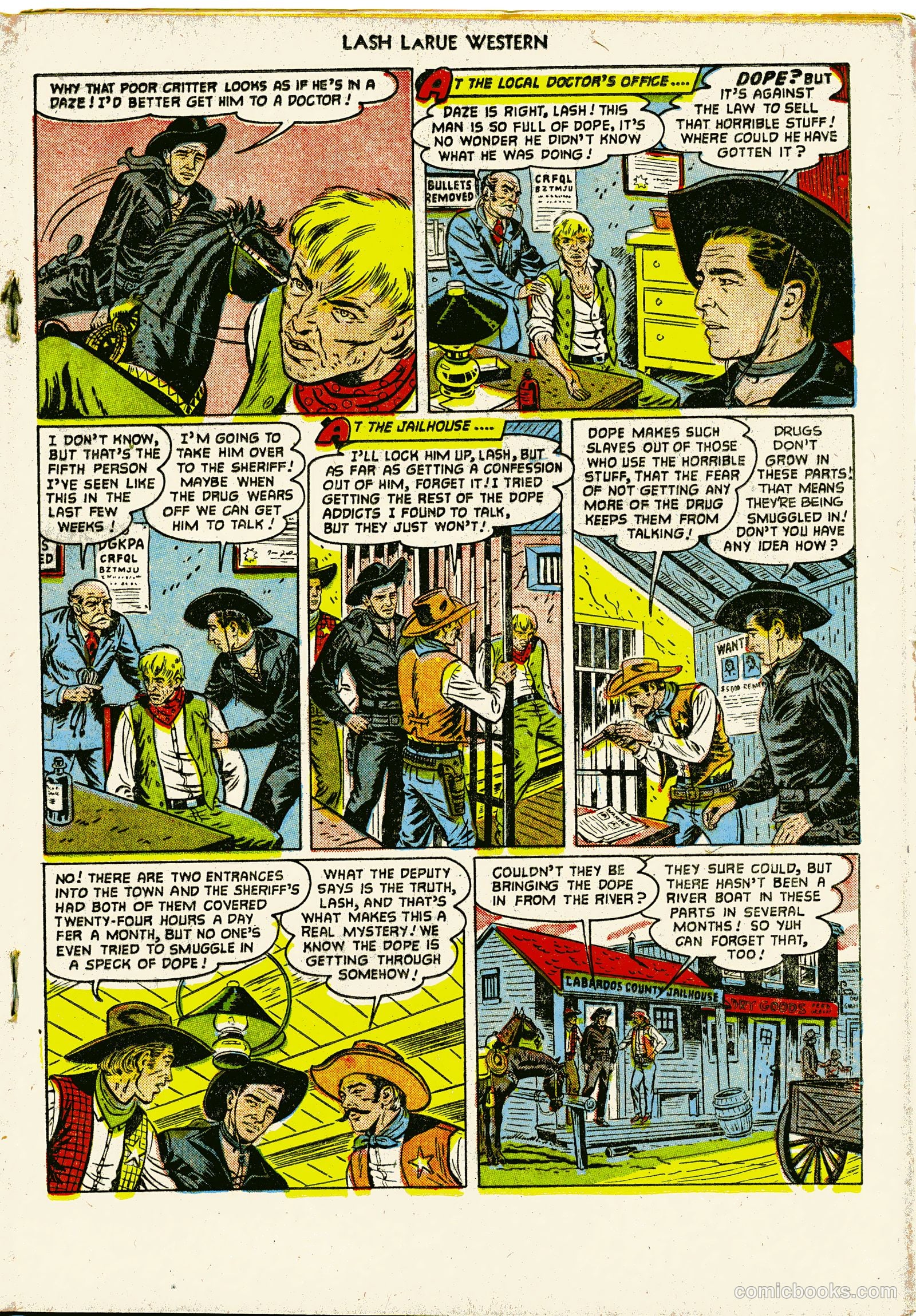 Lash LaRue Western #27 — page 19 of 36