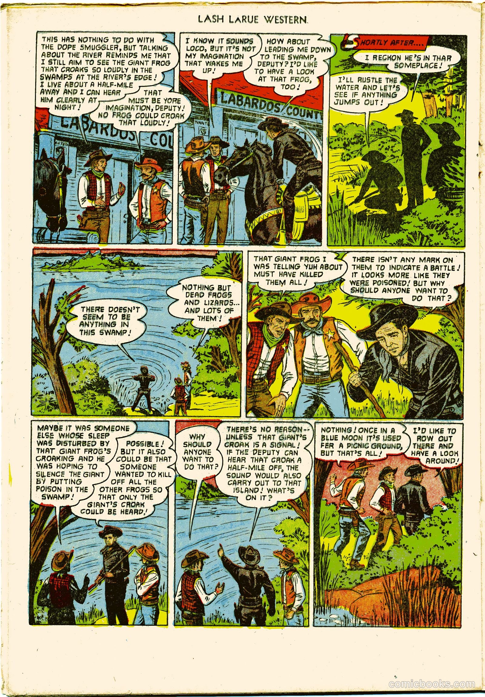 Lash LaRue Western #27 — page 20 of 36